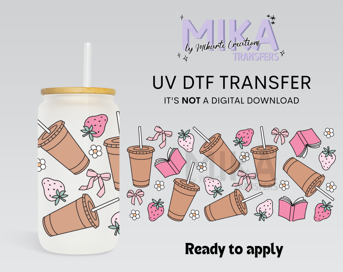Strawberry Coffee | UV DTF