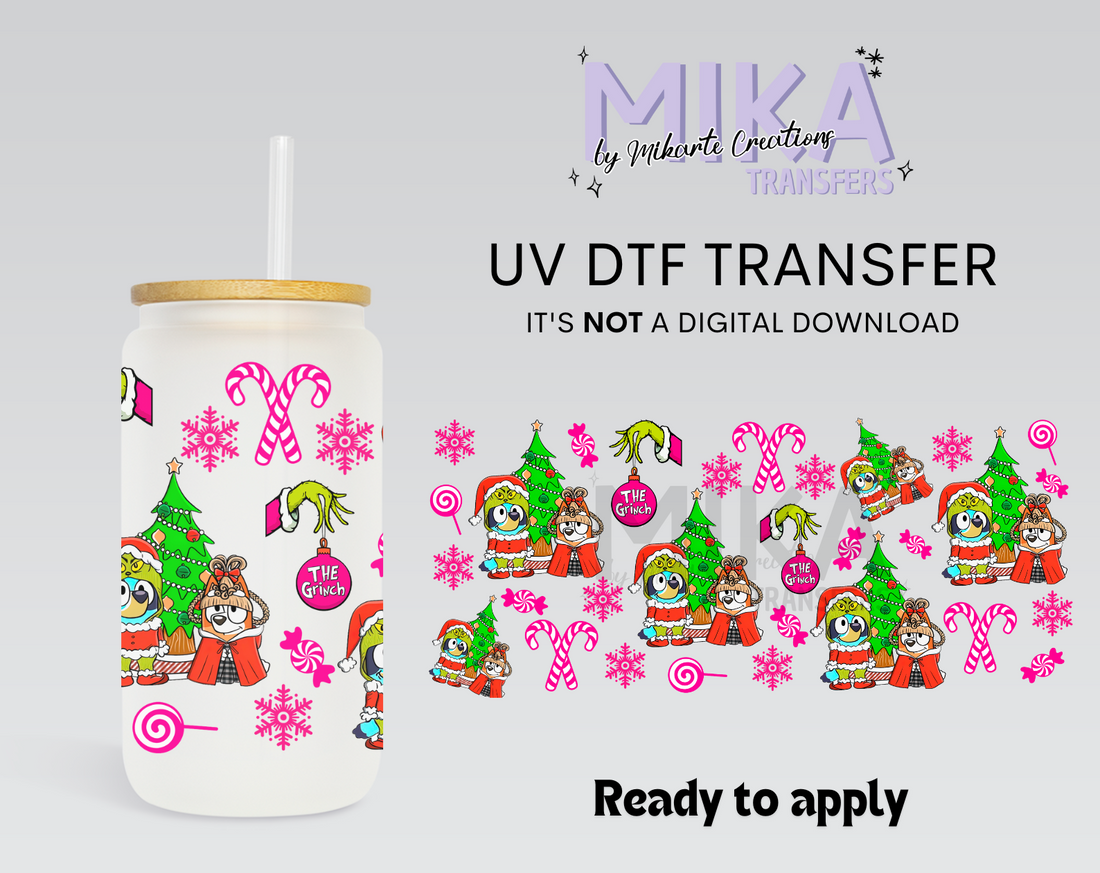 GrinchBlue | UV DTF