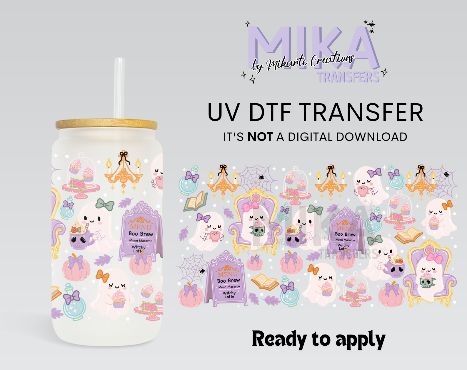 Ghost Cafe | UV DTF