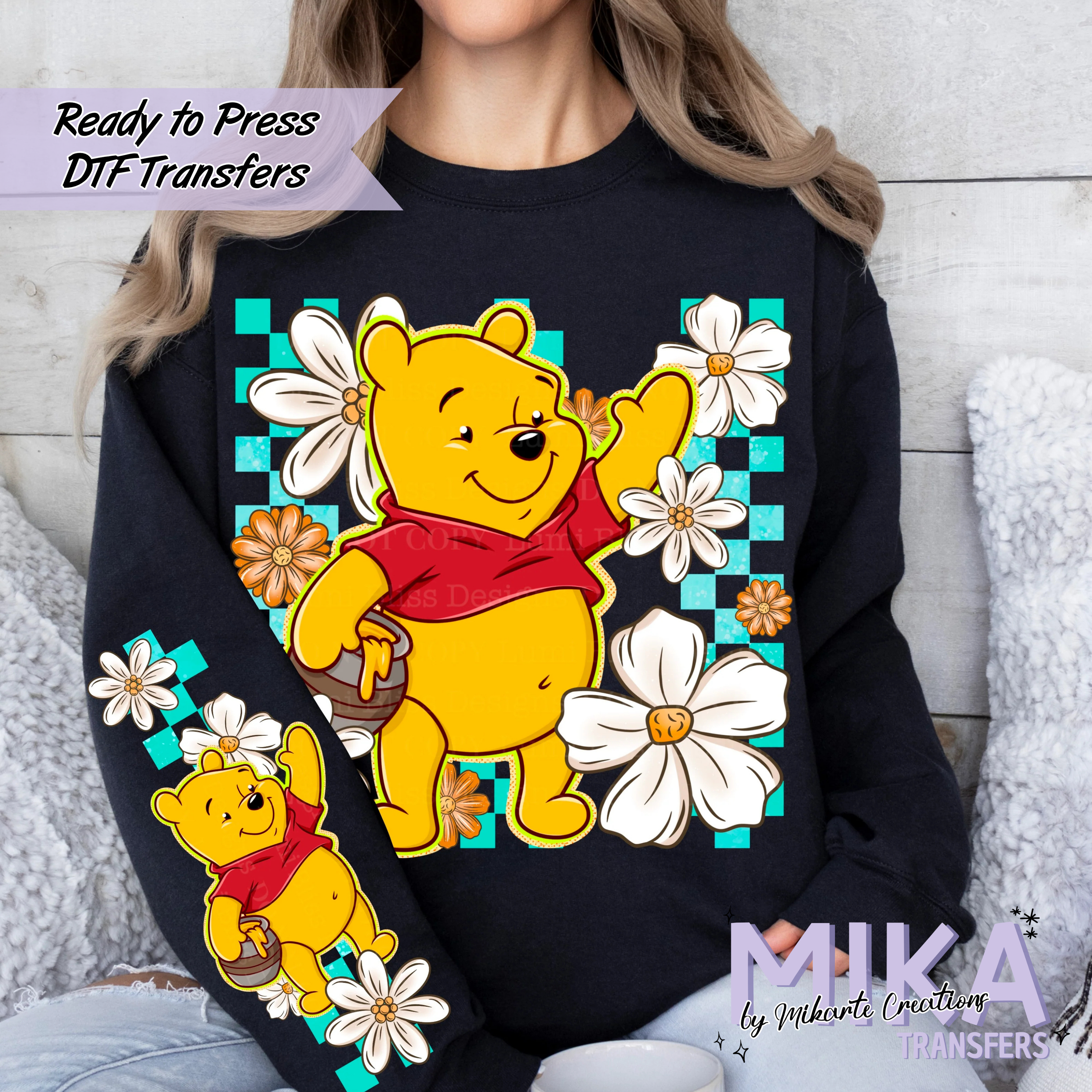 P-floral | DTF Transfer