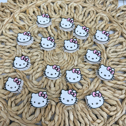 Pink Kat 3D Straw Topper