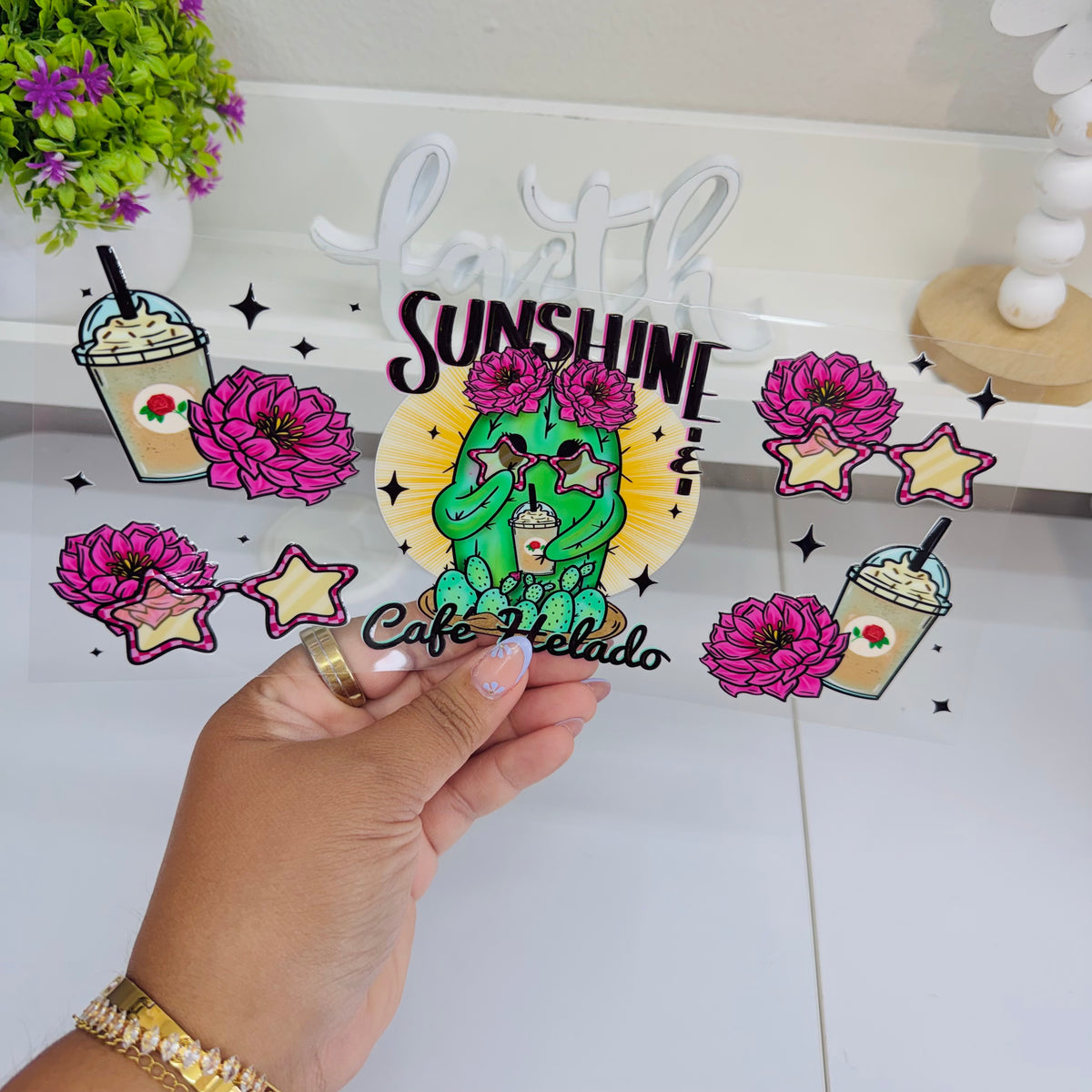 Sol y Café | UV DTF Wrap