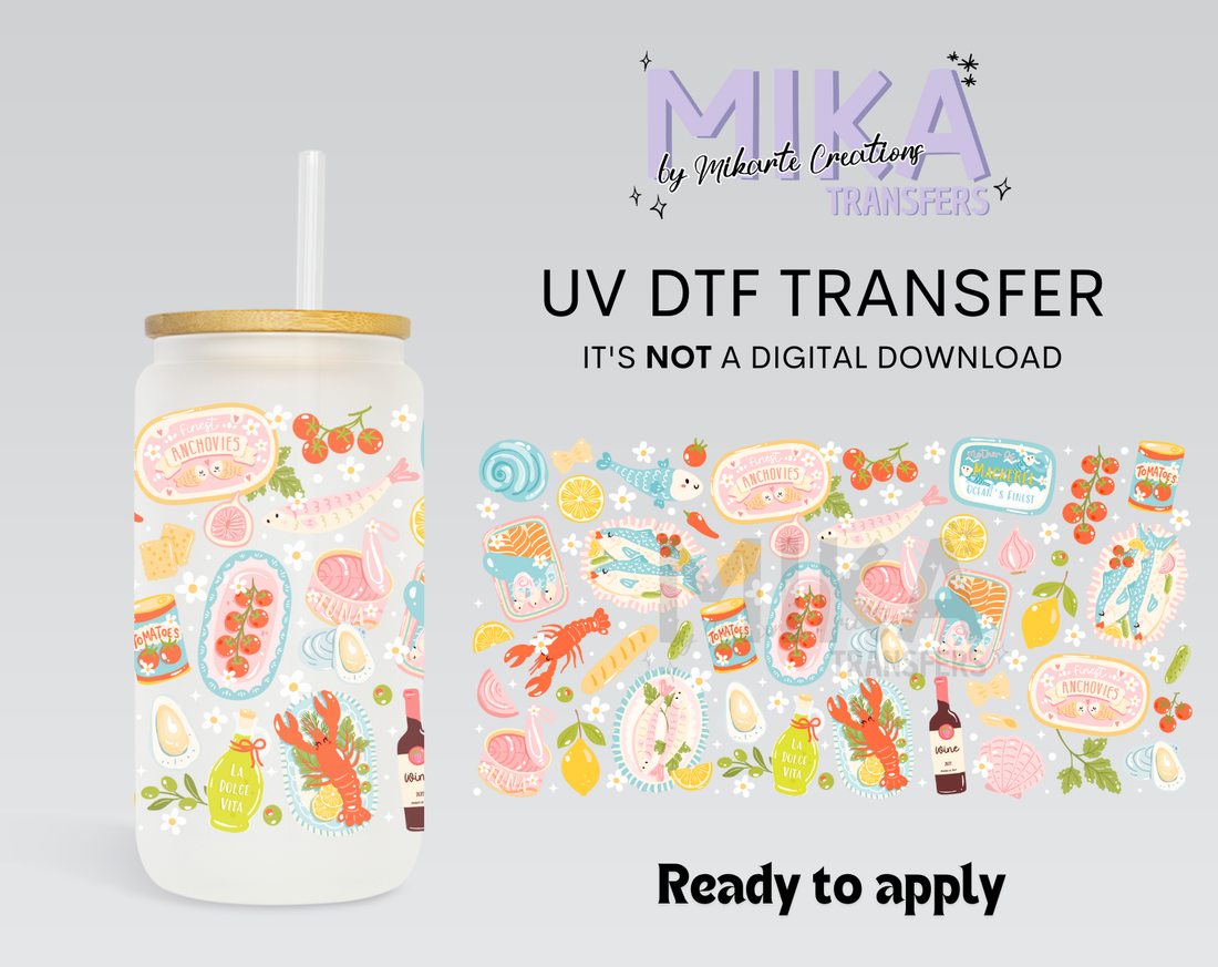 Italian Food | UV DTF