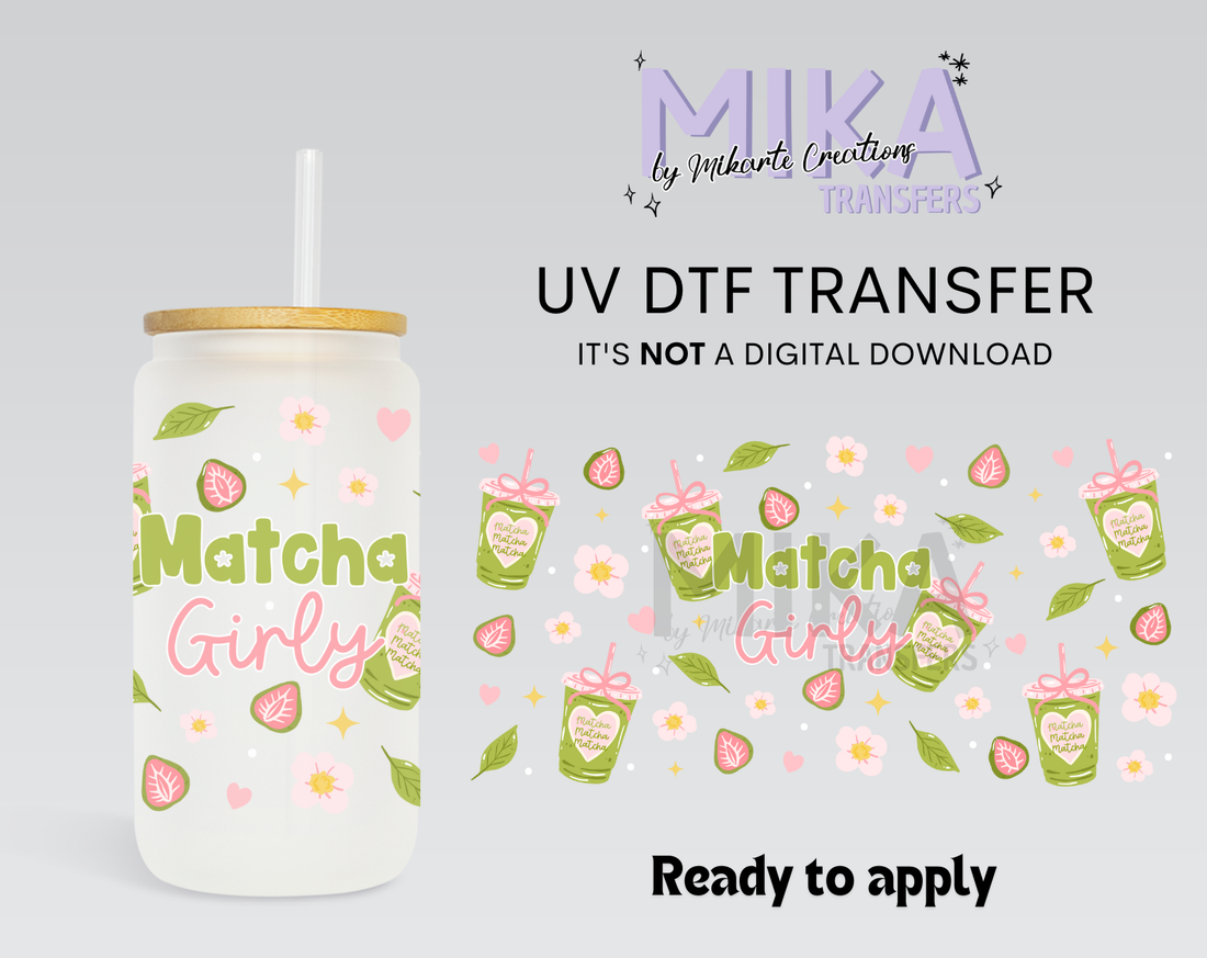 Matcha Girly | UV DTF