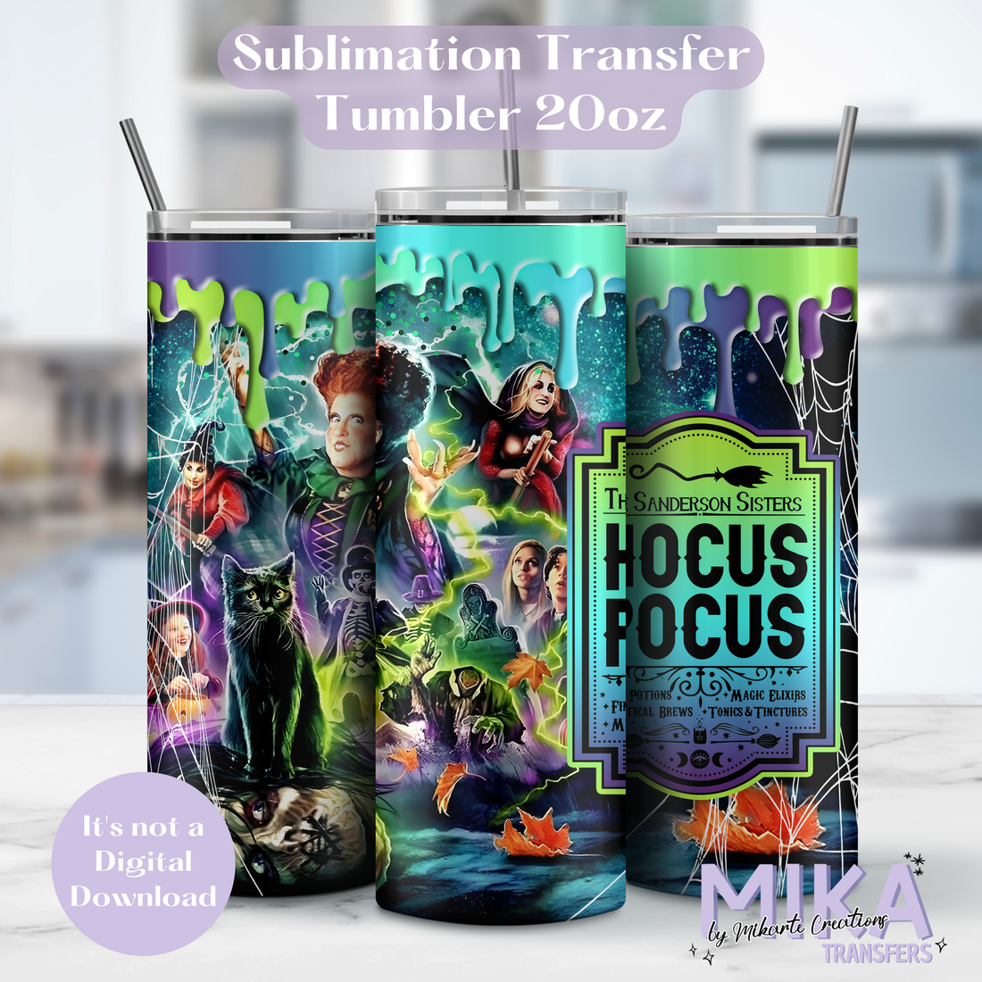 Bad Witches | Tumbler Sublimation Transfer