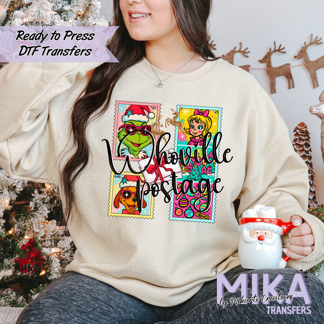 Whoville postage | DTF transfers