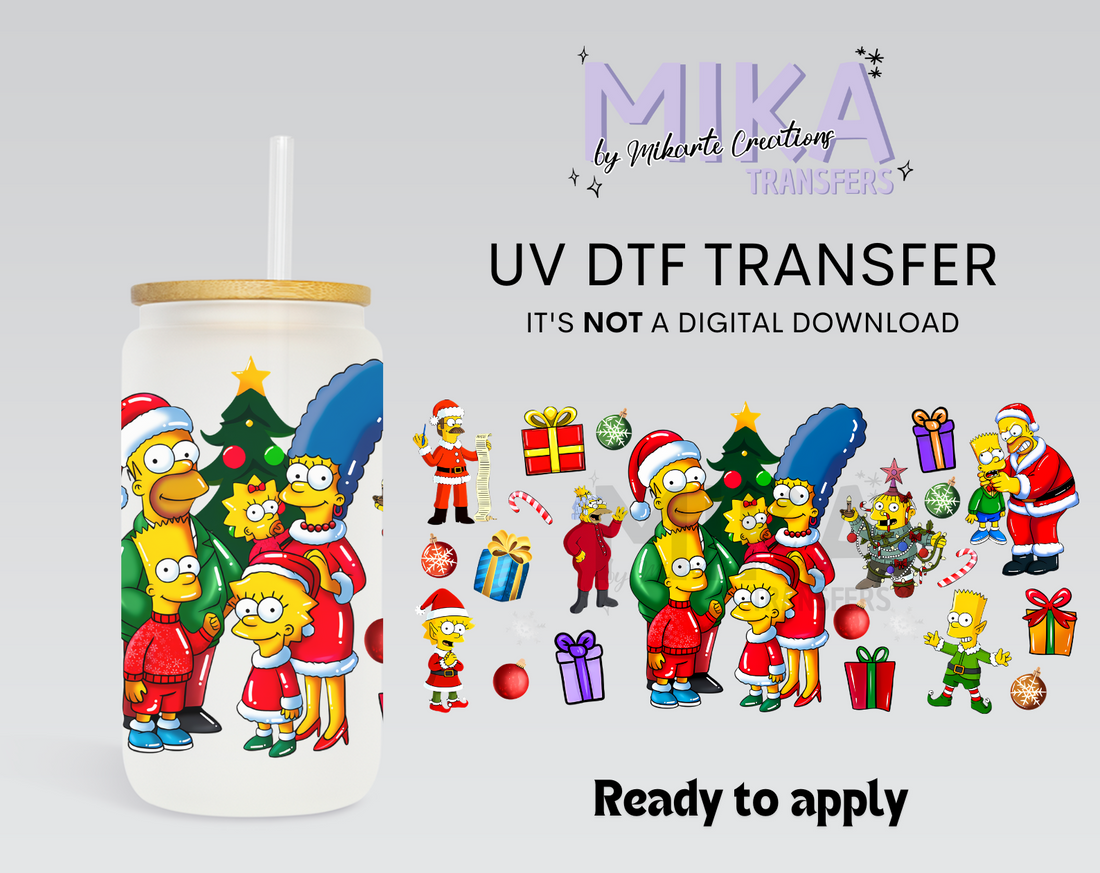 Simp Family Christmas | UV DTF