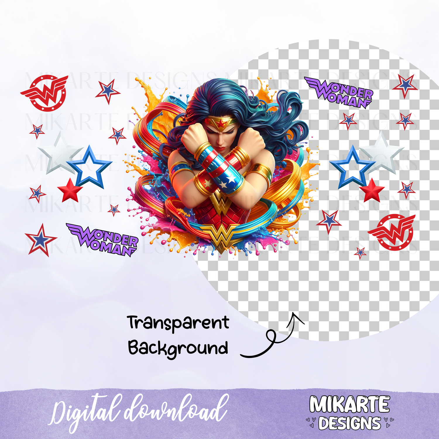 W.W | 16oz Glass Can PNG Digital Design