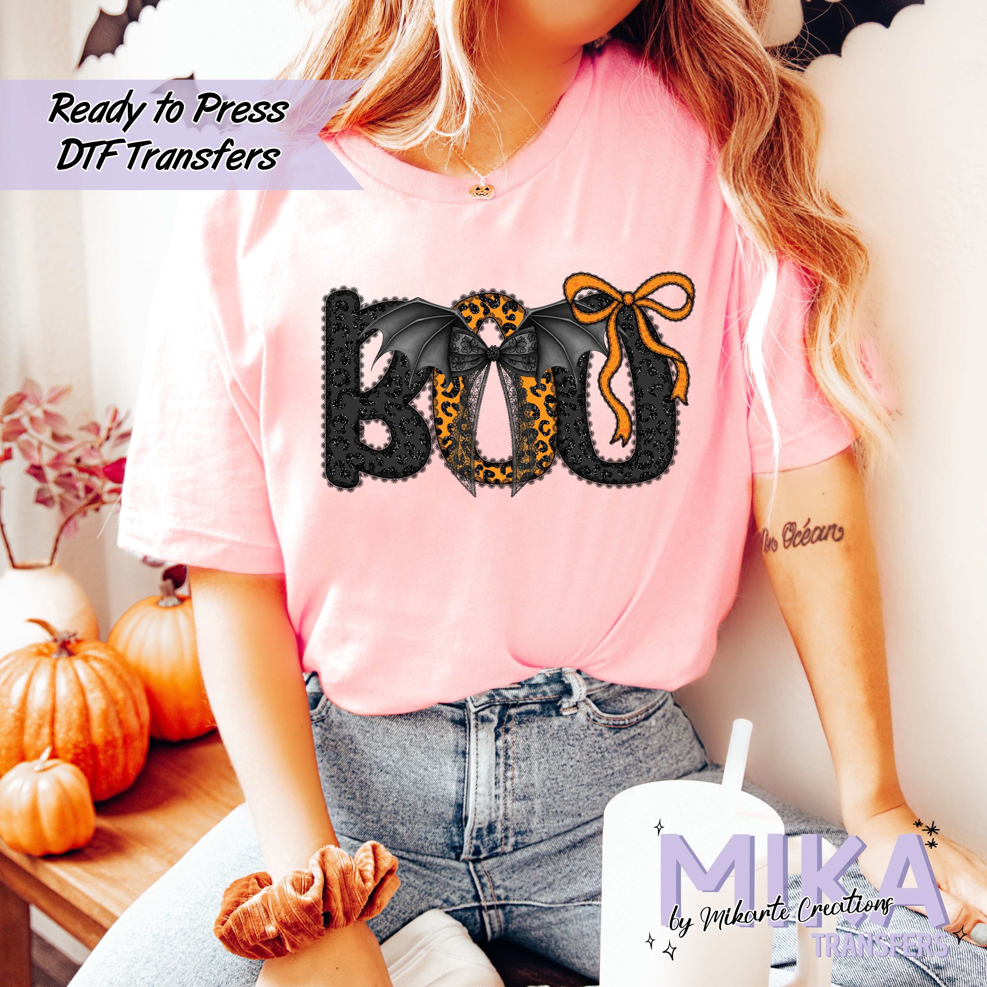 Bow Boo | DTF Transfer