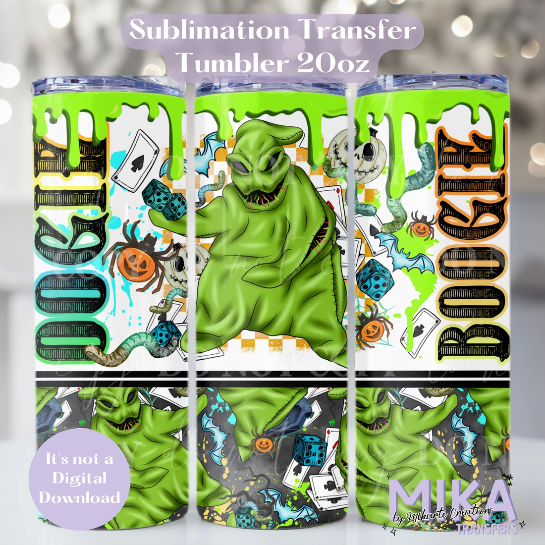 Oogie Boogie | Tumbler Sublimation Transfer