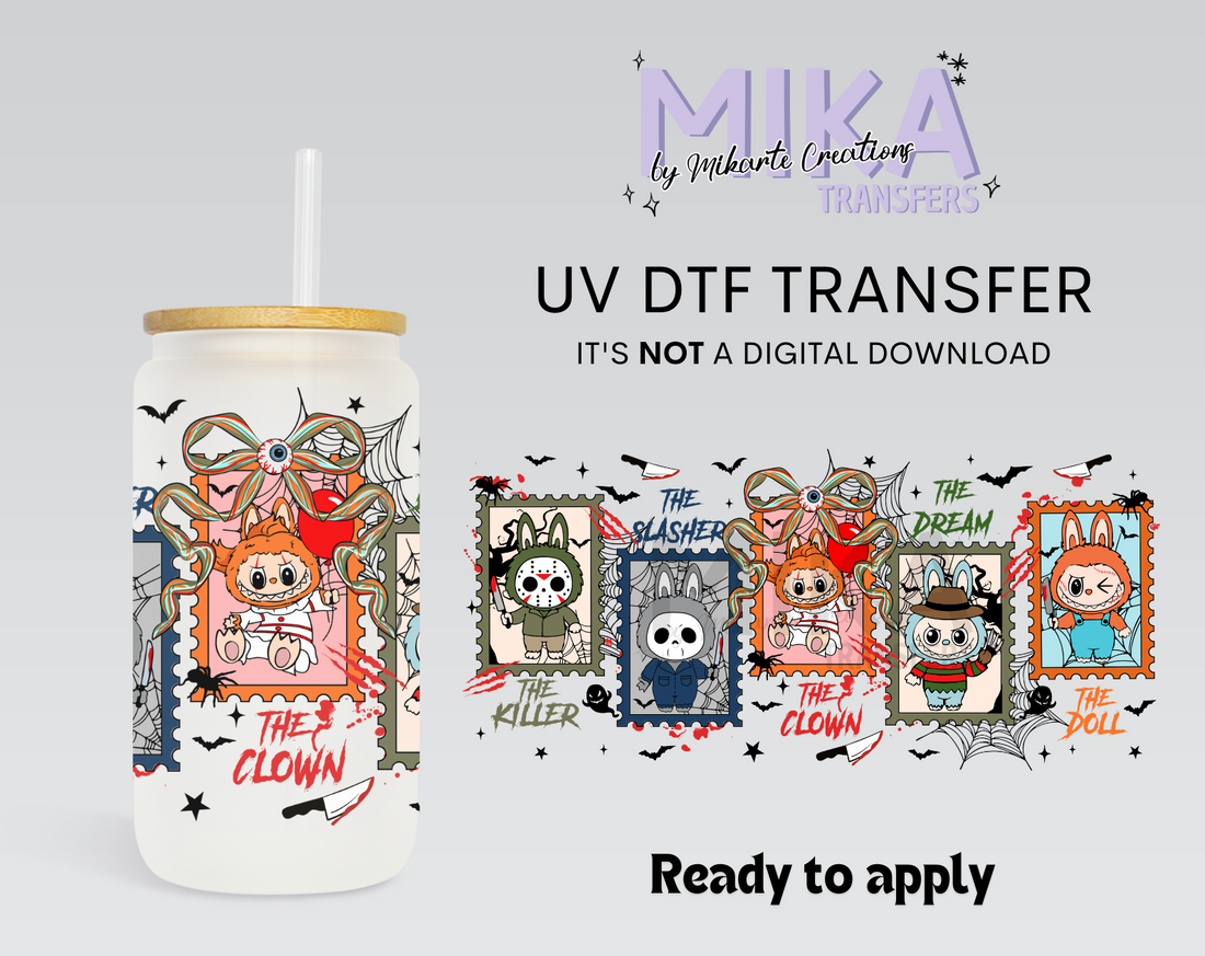Spooky Cartoon Dolls | UV DTF