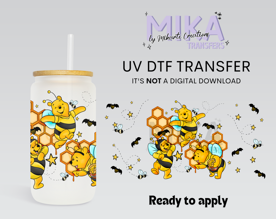 Bee Pooh bear | UV DTF