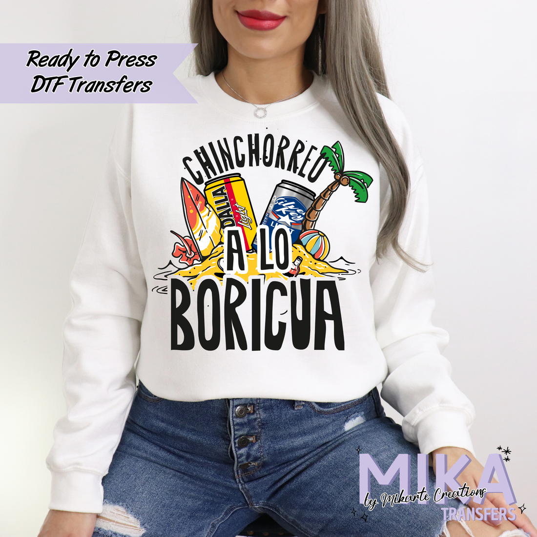 Chinchorreo a lo Boricua | Transferencias DTF