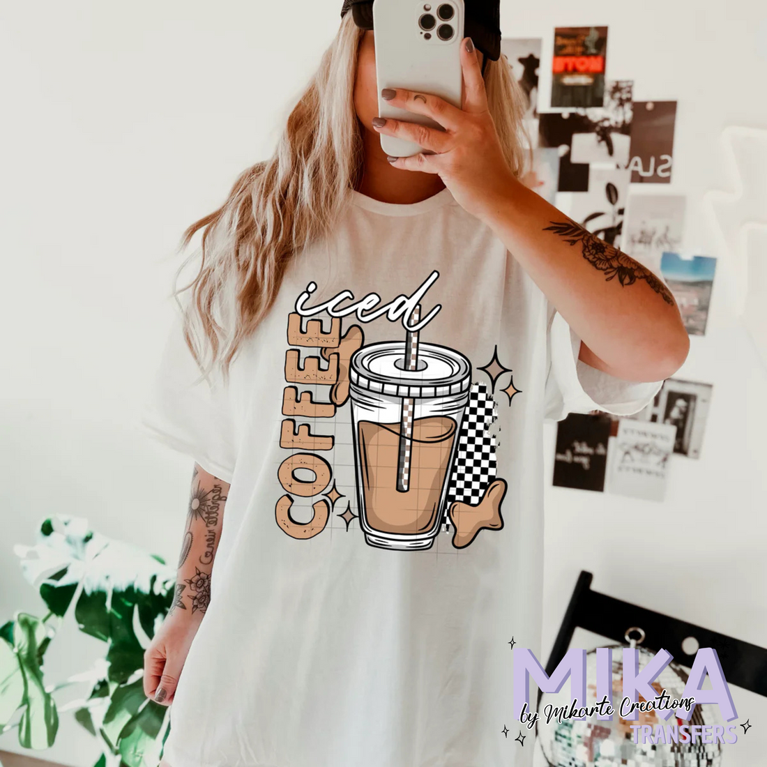 Iced Coffee | DTF Transfer