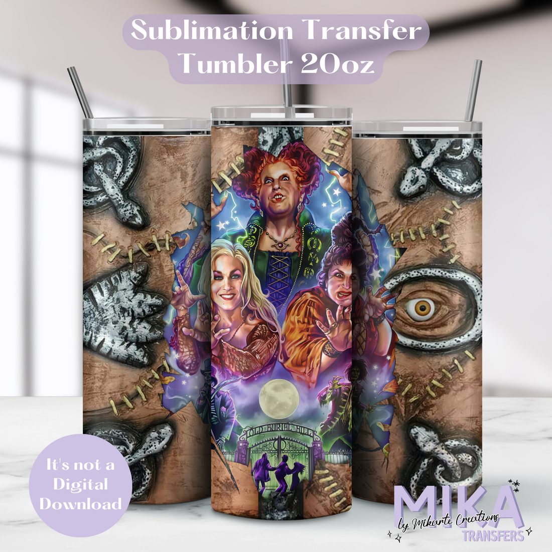 Sisters Witches Movie | Tumbler Sublimation Transfer