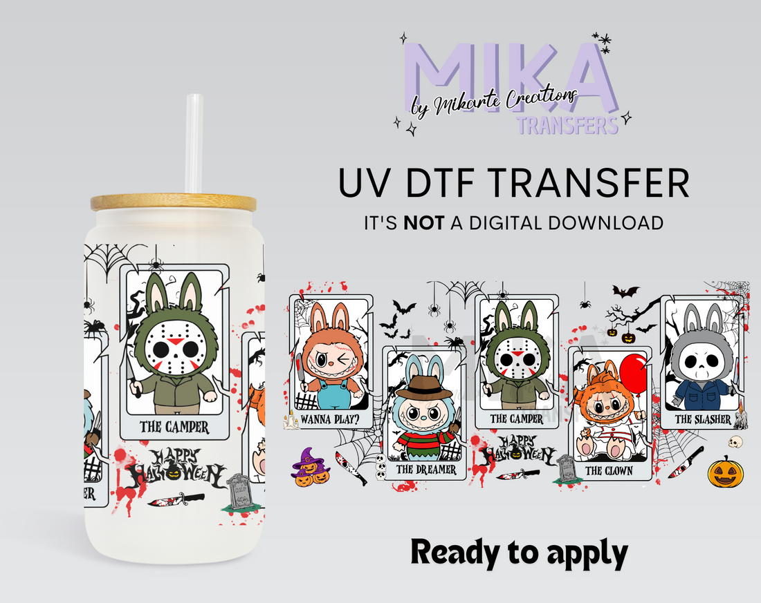 Horror Movie Friends Tarot | UV DTF
