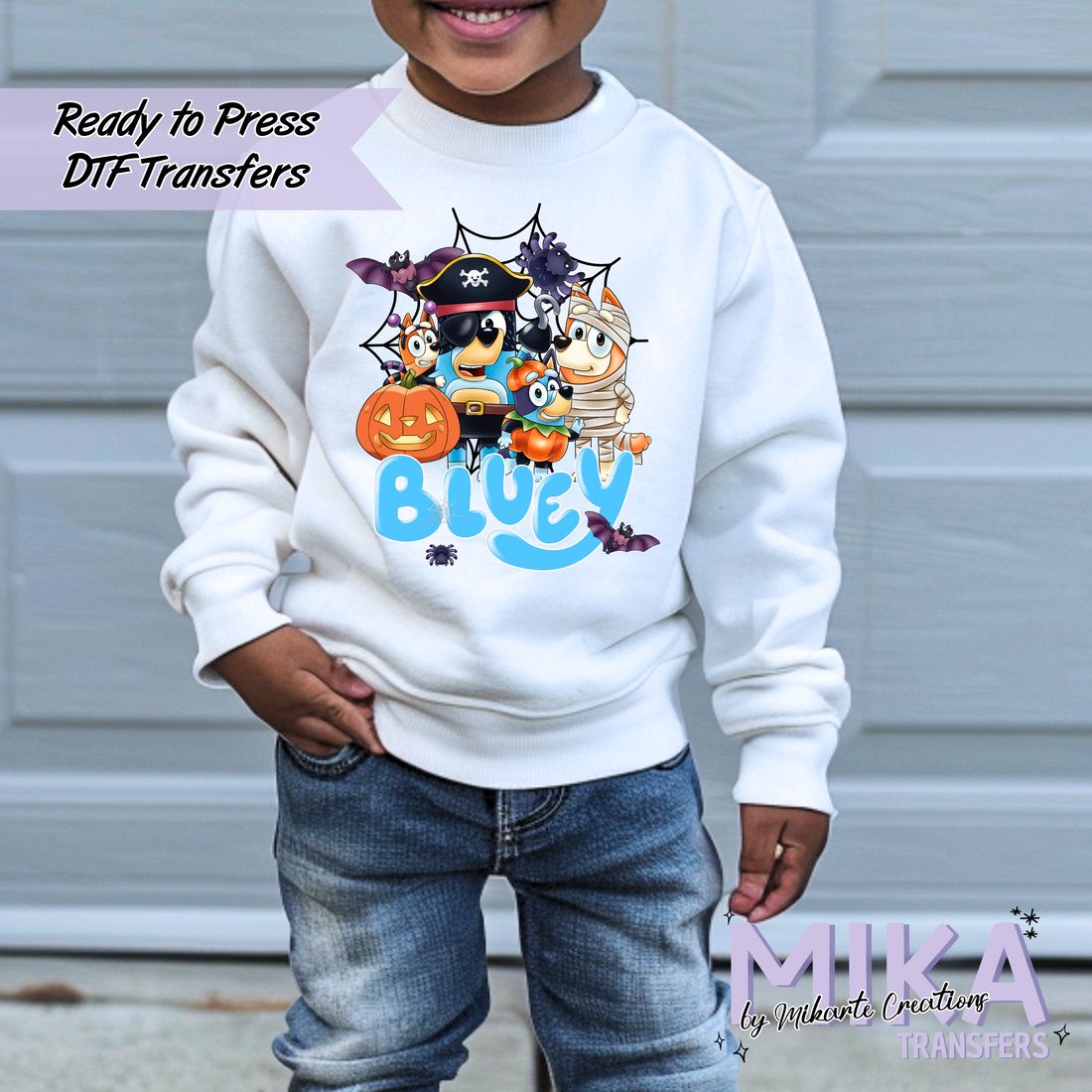 Blue Halloween | DTF Transfers