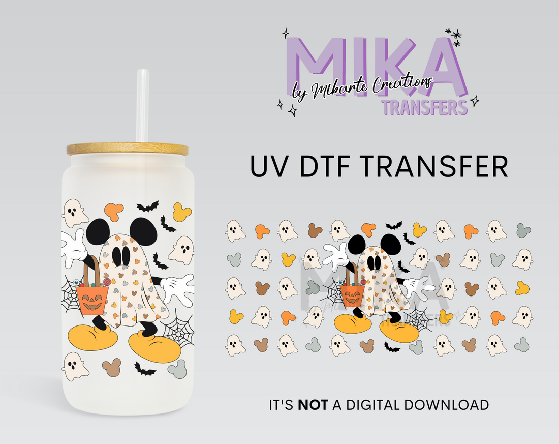 Boy Mouse Ghost | UV DTF Wrap