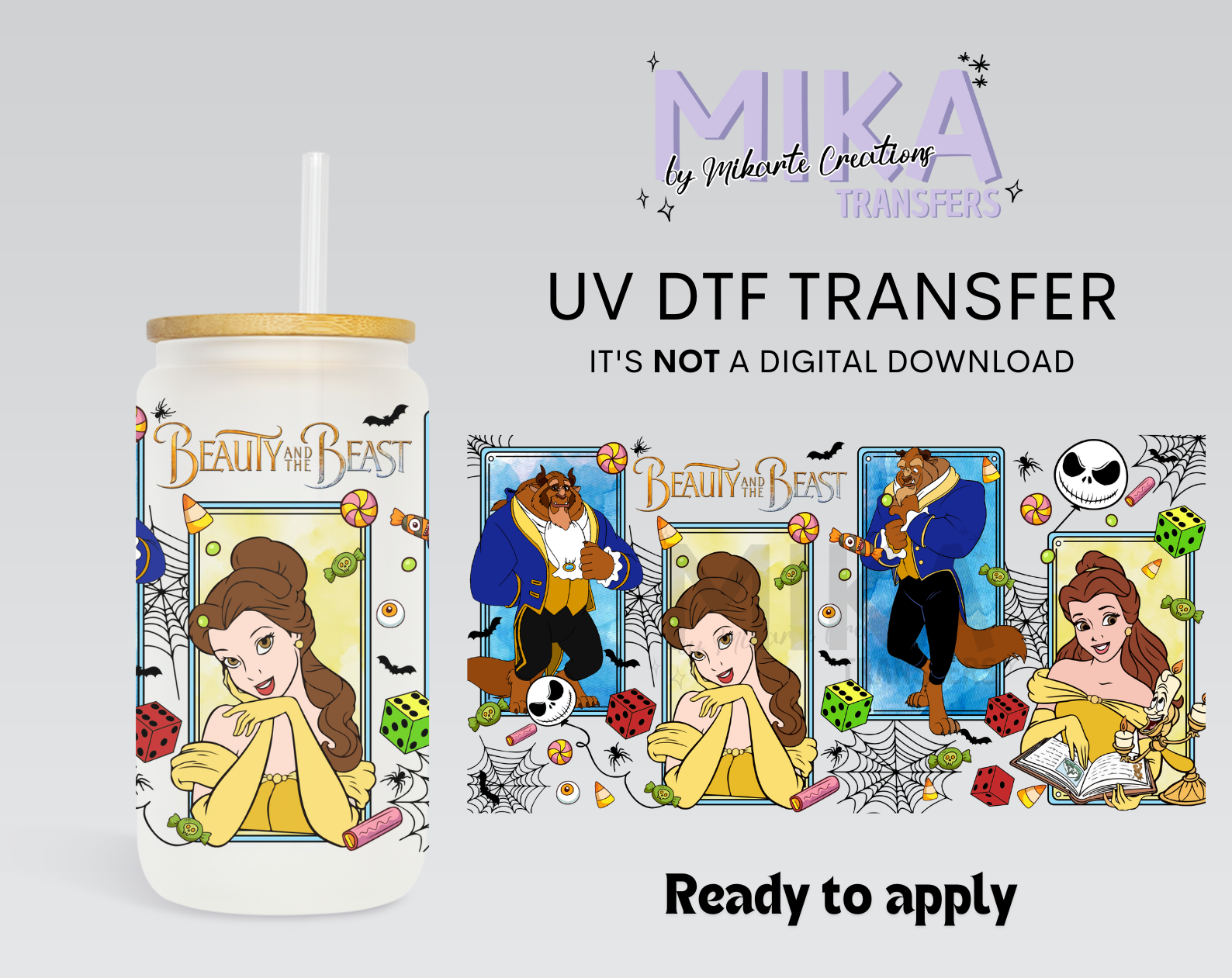 Halloween Princess B&amp;B | UV DTF