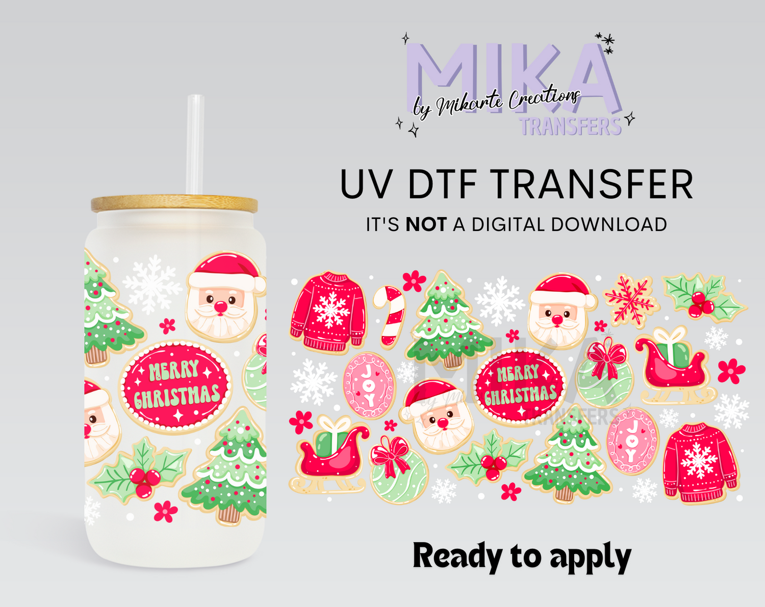 Christmas Cookie Delight | UV DTF