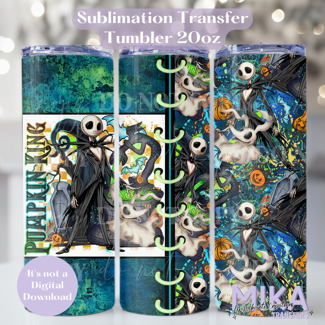 Pumpkin King | Tumbler Sublimation Transfer