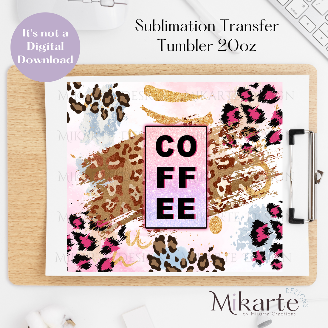 Coffee - Tumbler Sublimation Transfer