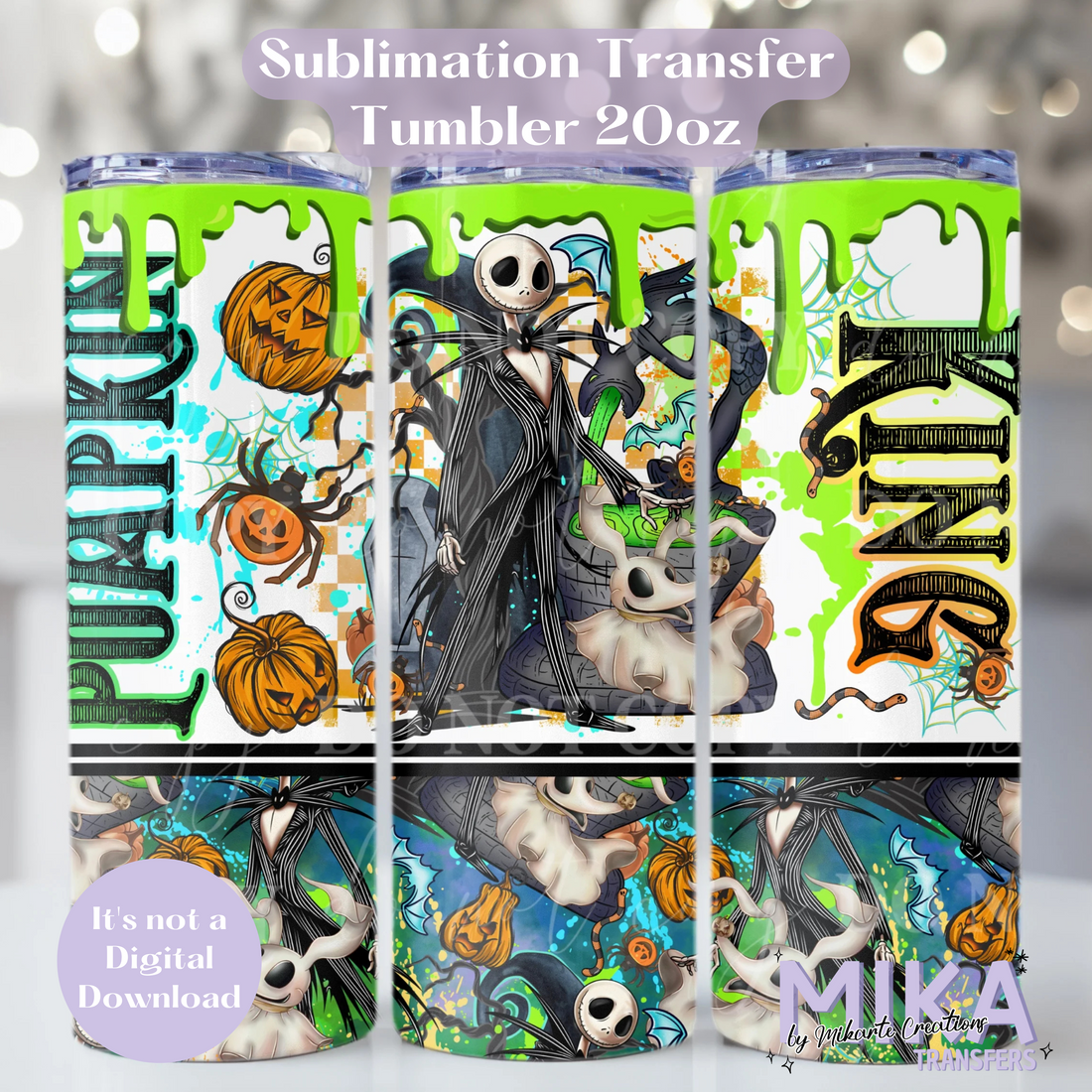 Pumpkin King | Tumbler Sublimation Transfer