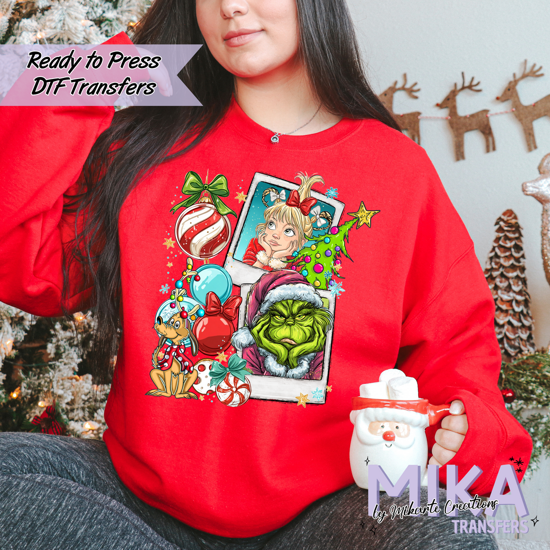 Green Guy Christmas | DTF transfers