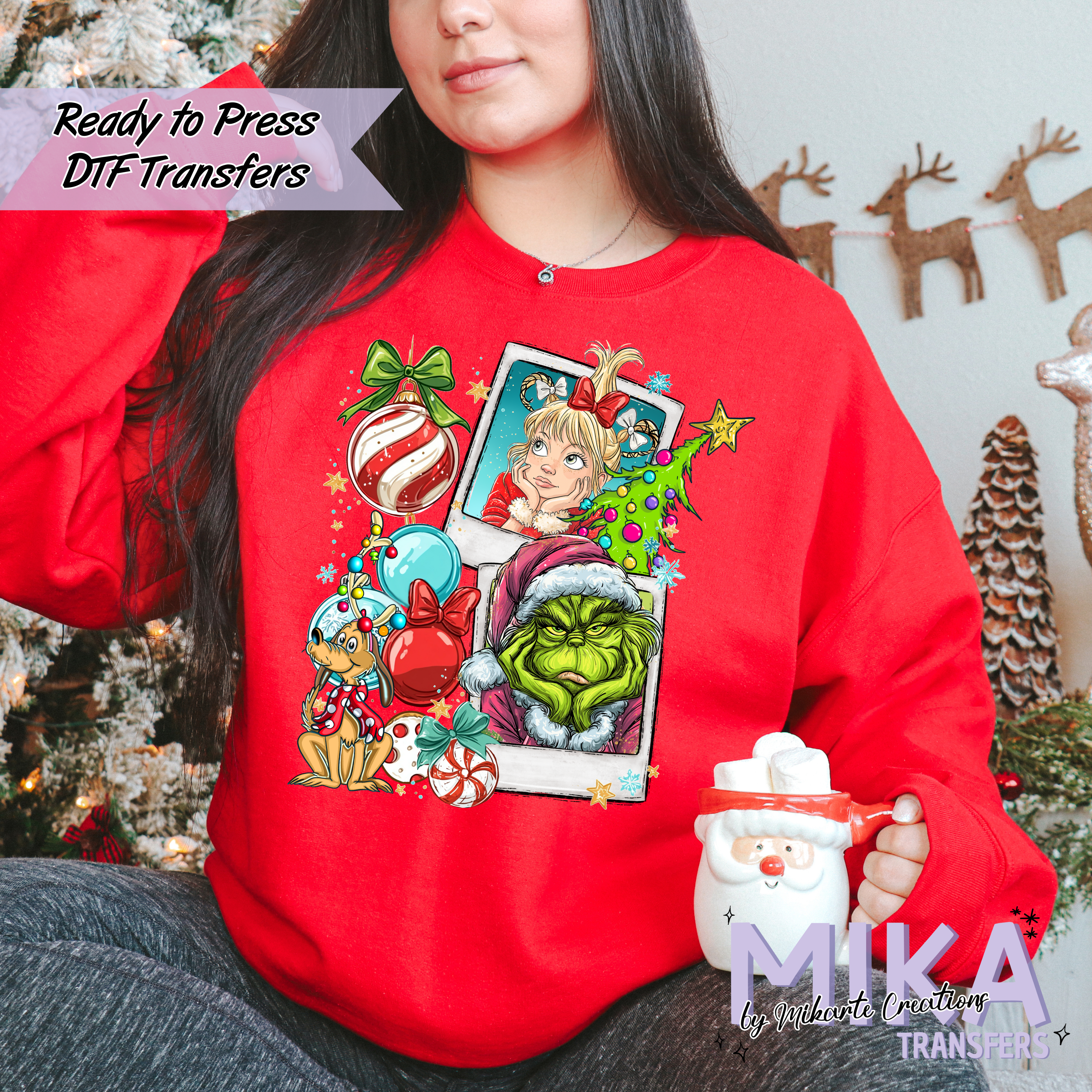 Green Guy Christmas | DTF transfers