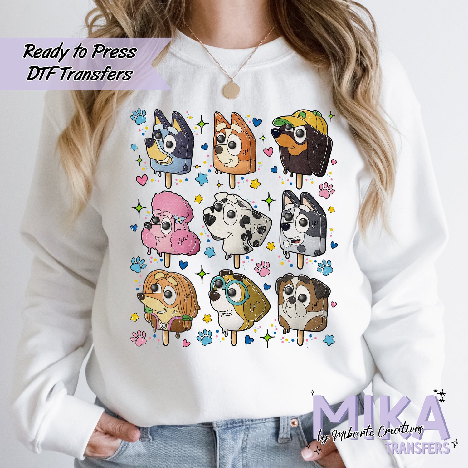 Blue Friends | DTF transfers