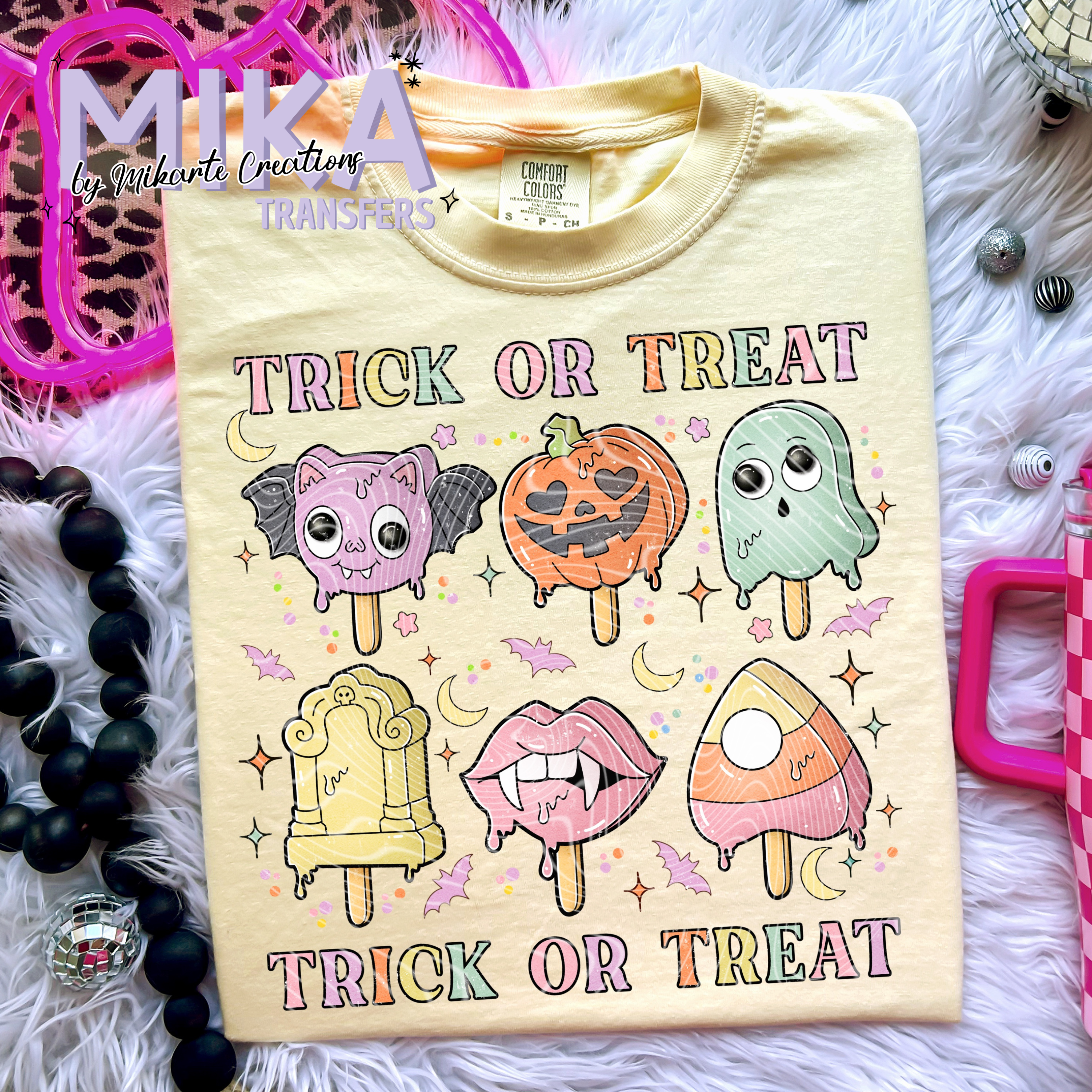 Pastel Halloween Popsicle | DTF Transfer