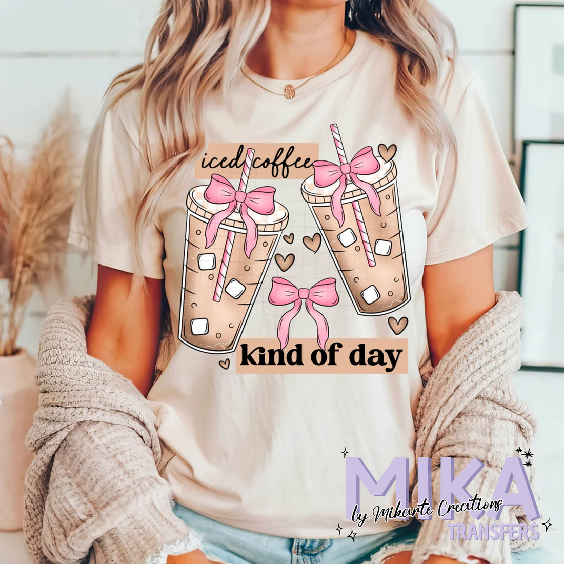 Iced Coffee | DTF Transfer