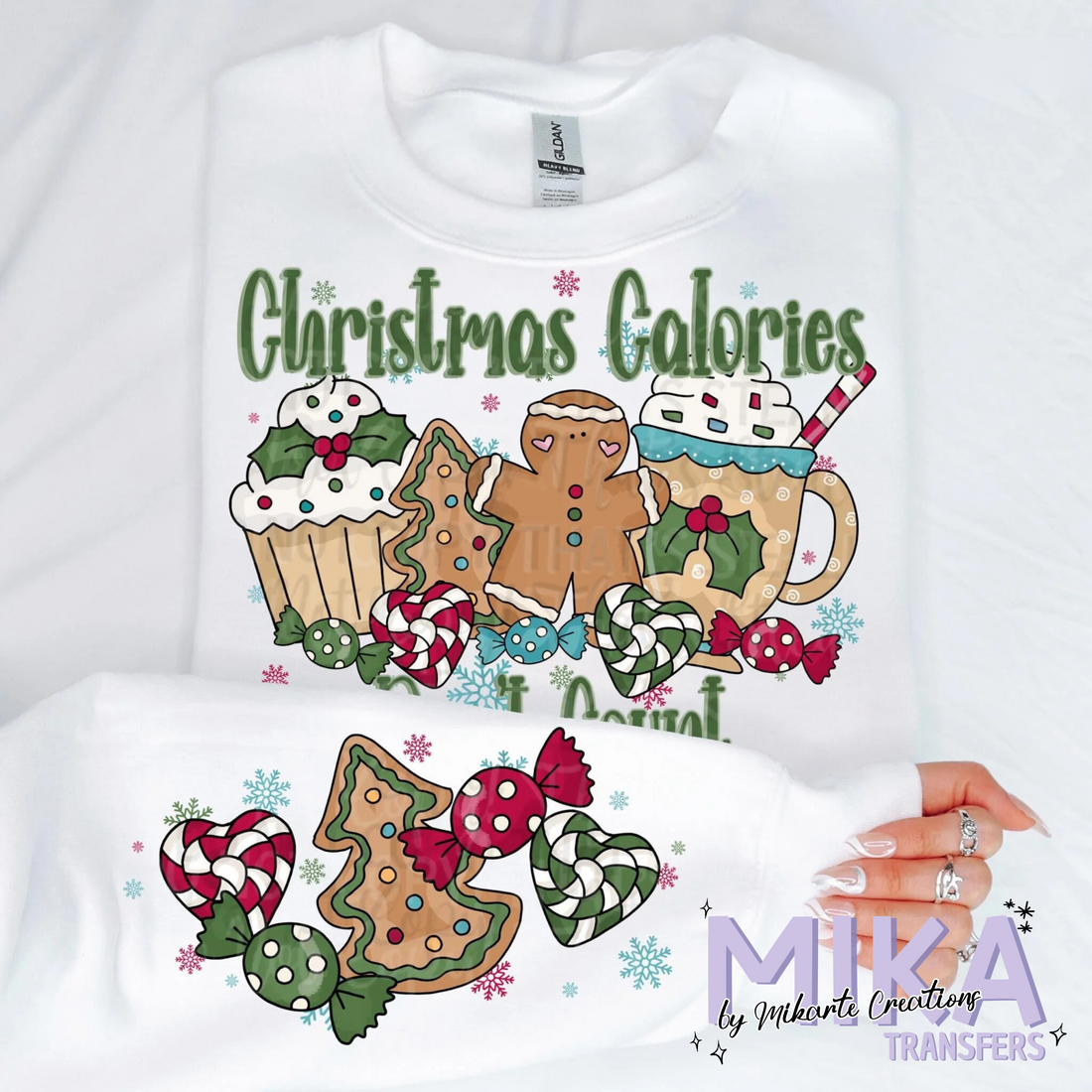 Christmas calories don’t count | DTF Transfer