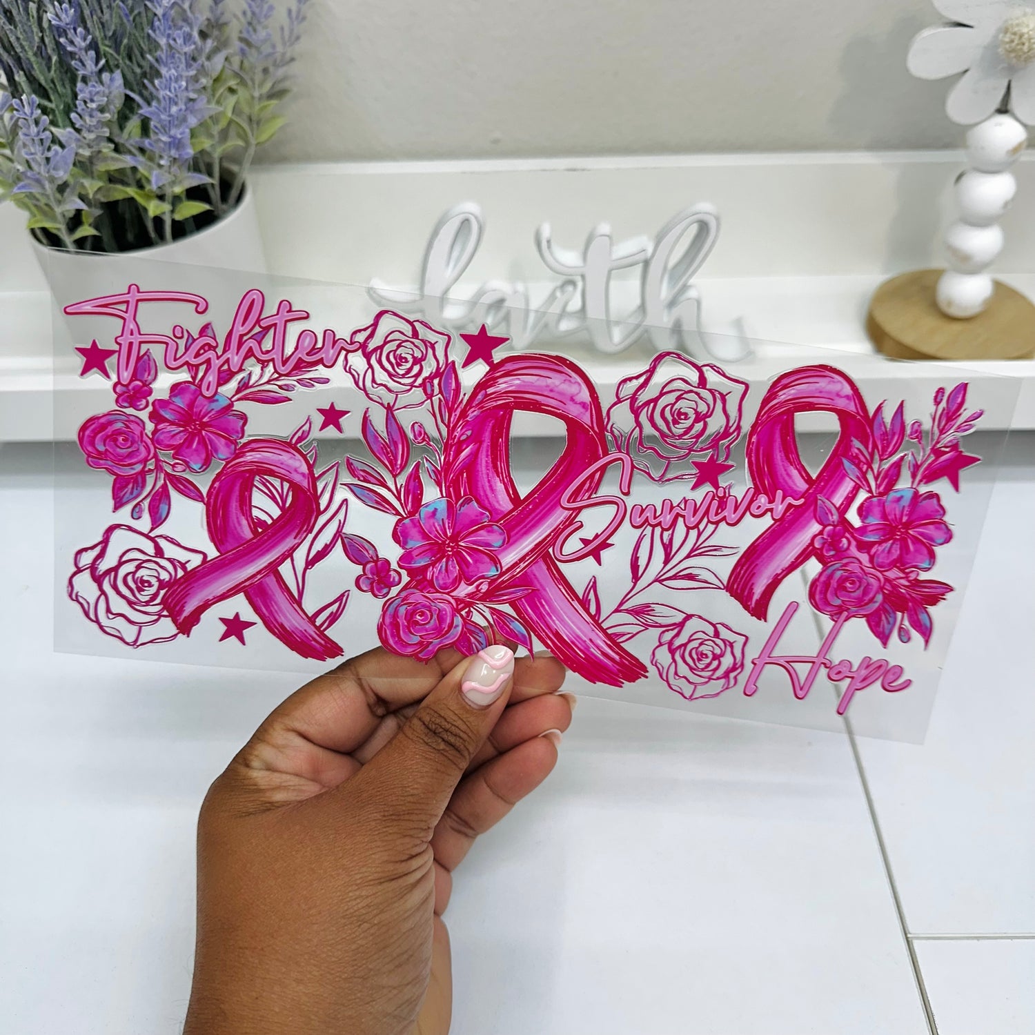 Breast Cancer | UV DTF