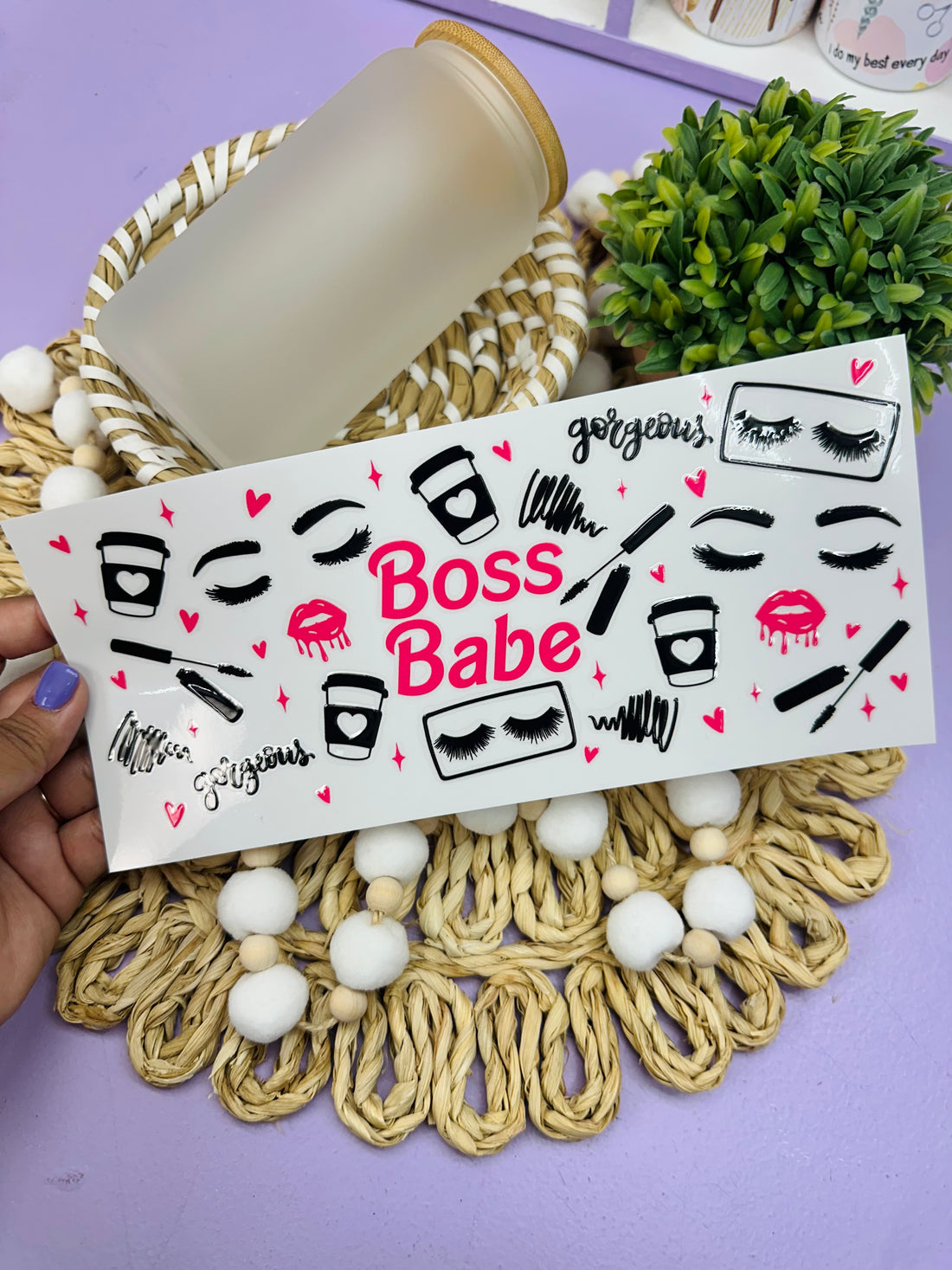Boss Babe UV DTF Wrap