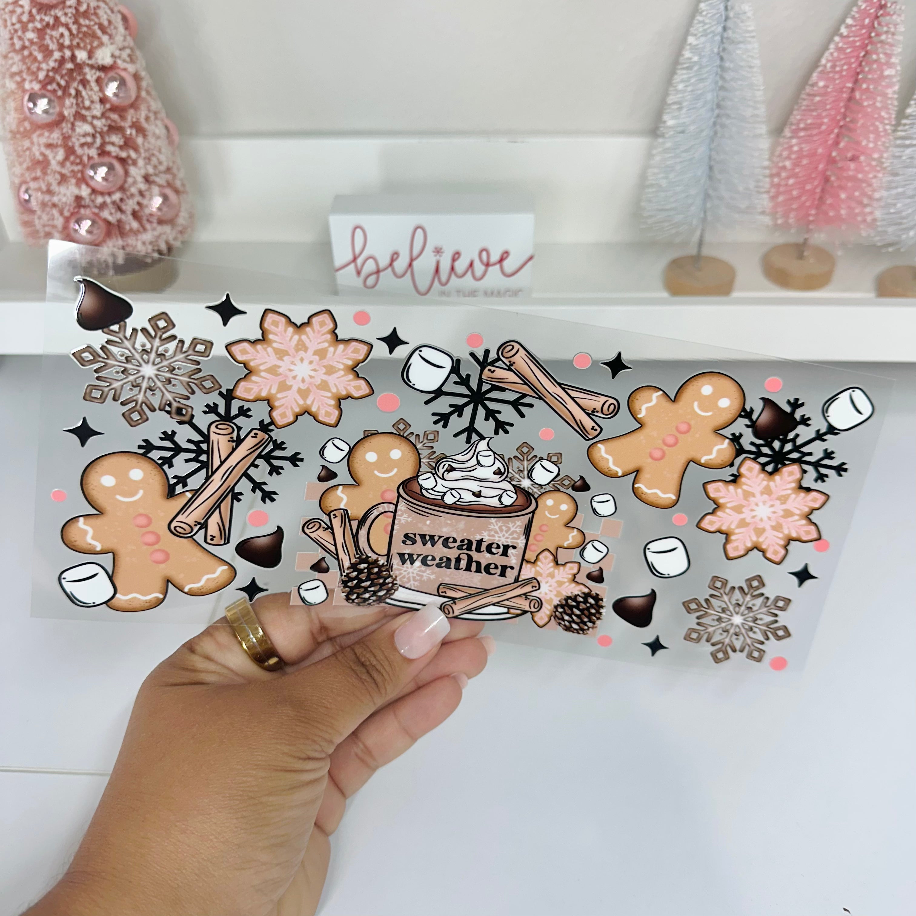 Sweater Weather Gingerbread | UV DTF