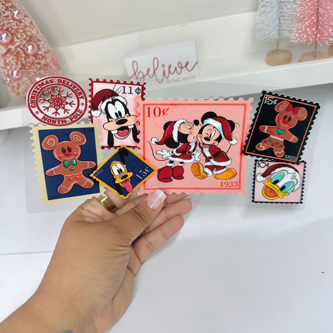 Mouse Christmas Mail | UV DTF