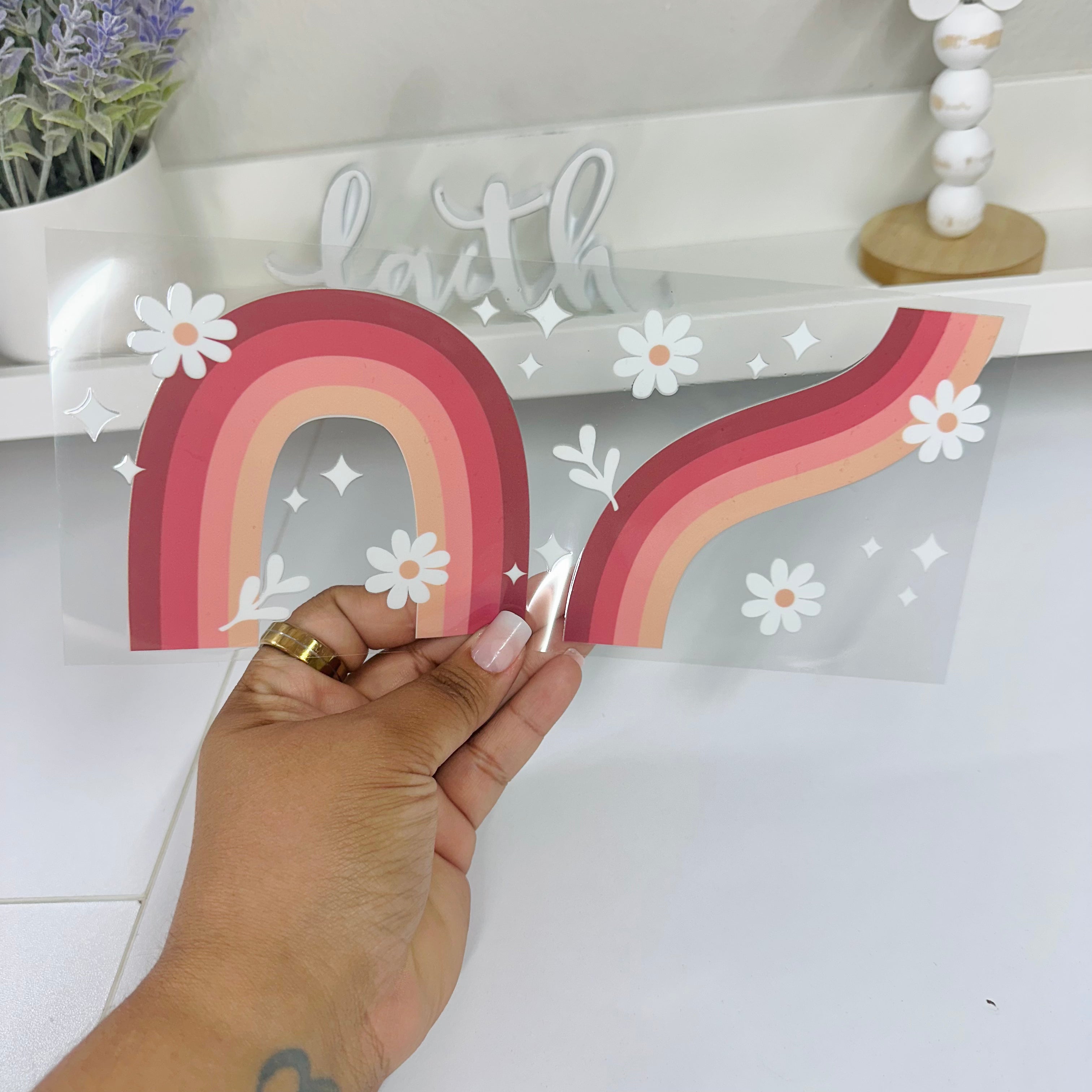 Retro Rainbow | UV DTF Wrap