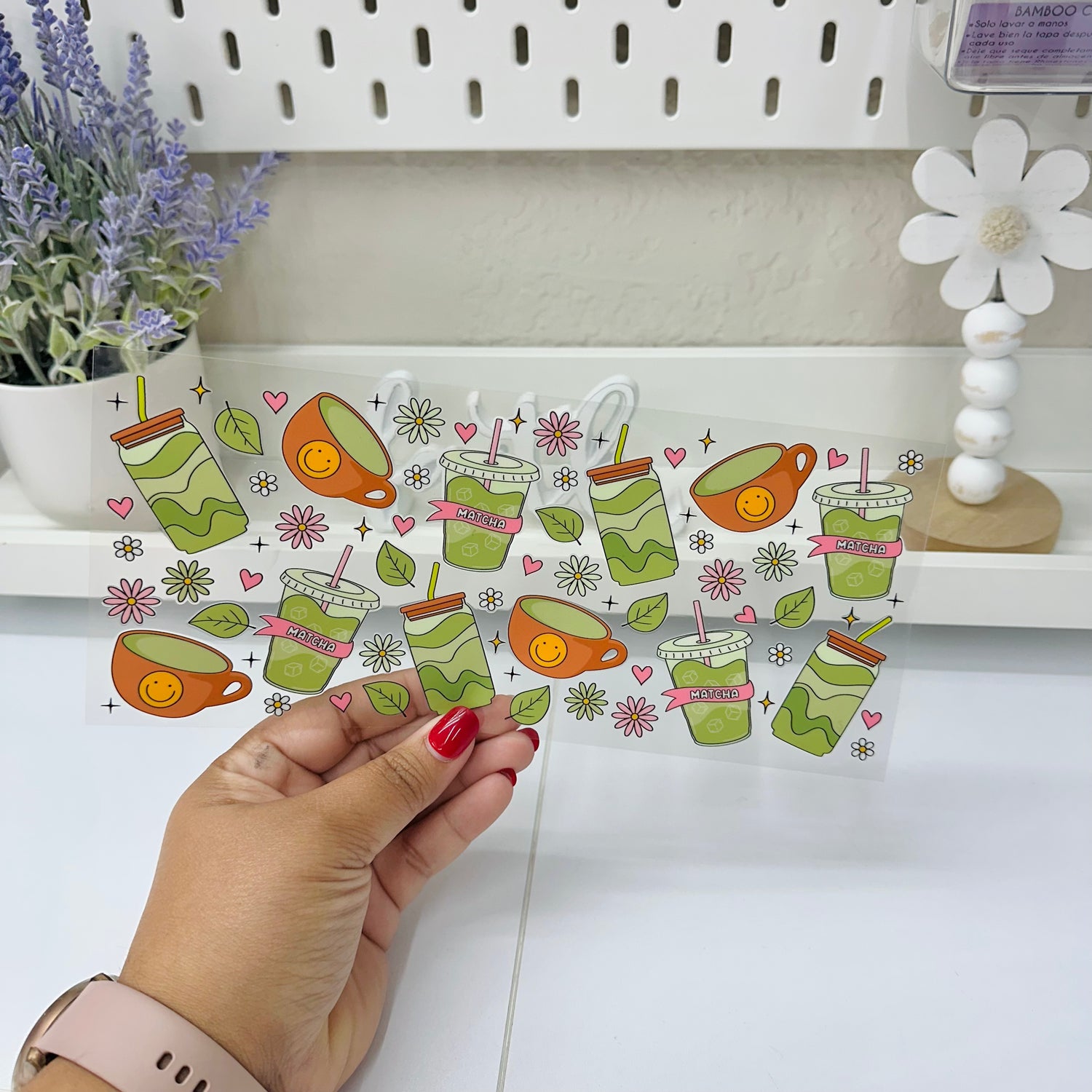 Matcha Cup | UV DTF Wrap