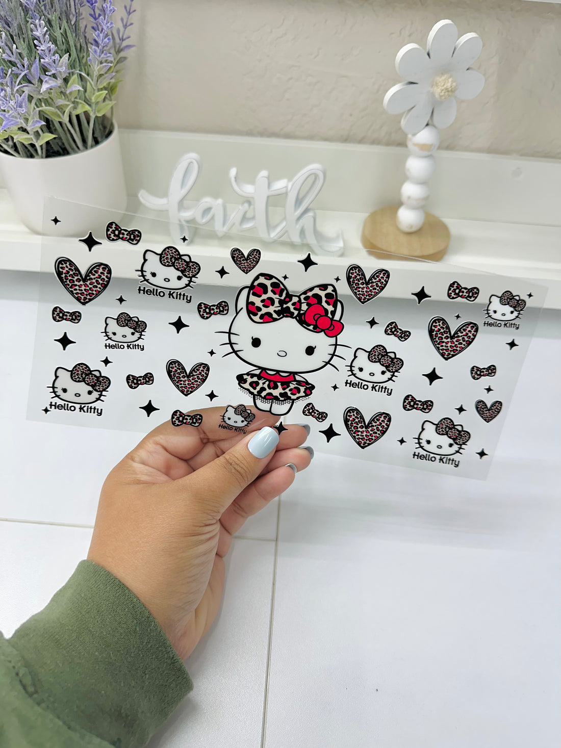 Cat Animal print | UV DTF Wrap