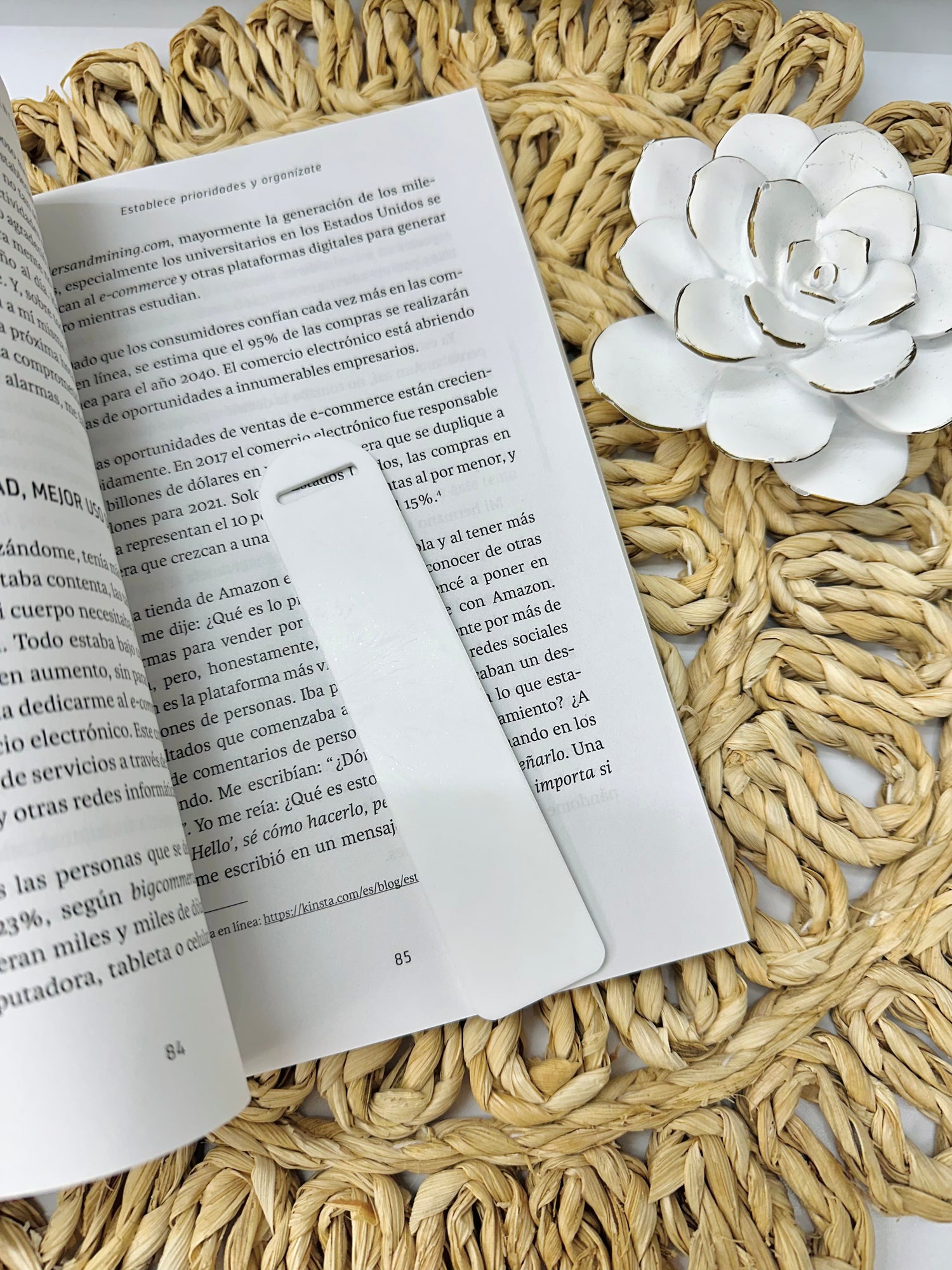 White Acrylic Bookmark Blank
