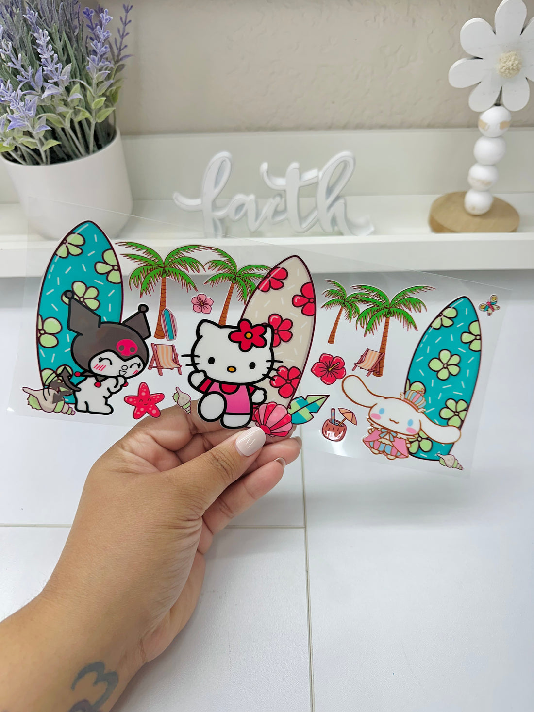 Cat Summer | UV DTF Wrap