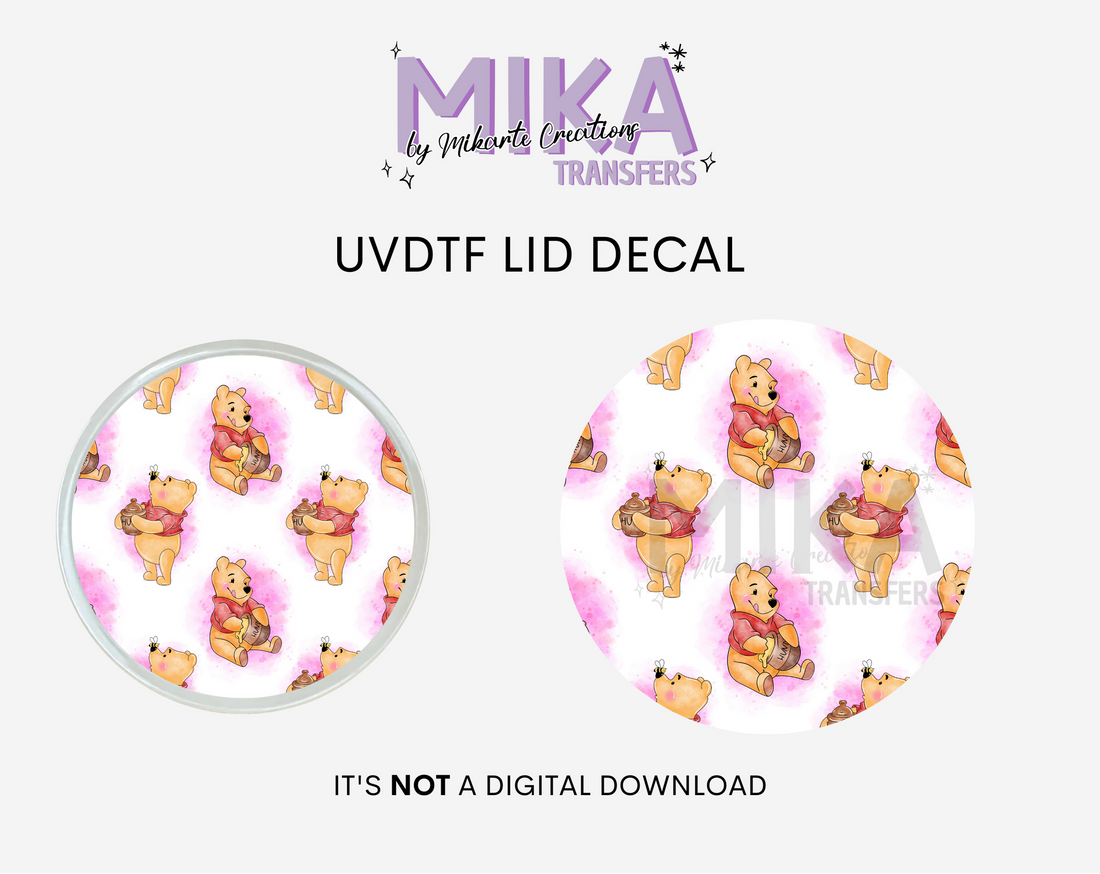 Bear | UVDTF Lid Decal
