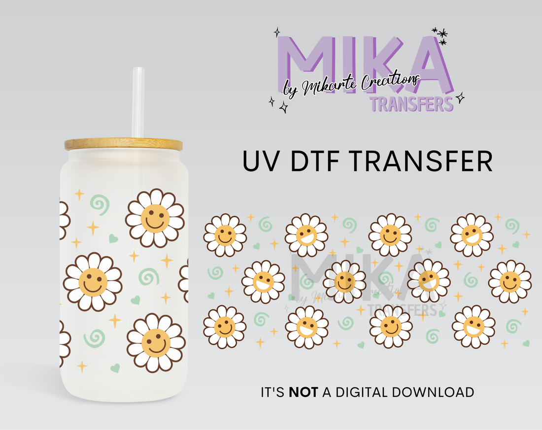 Happy Flower | UV DTF Wrap