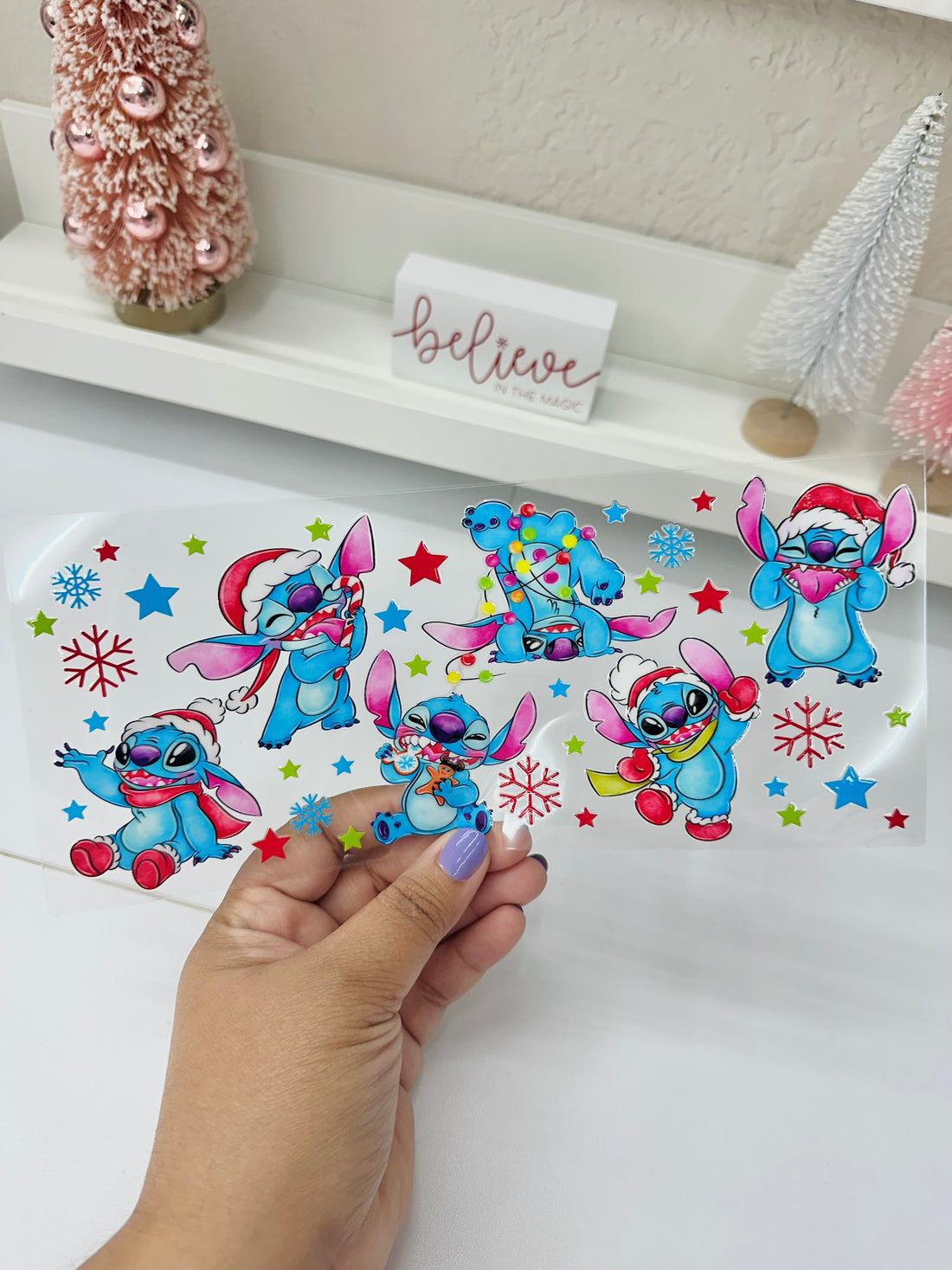 Cute Alien Christmas | UV DTF Wrap