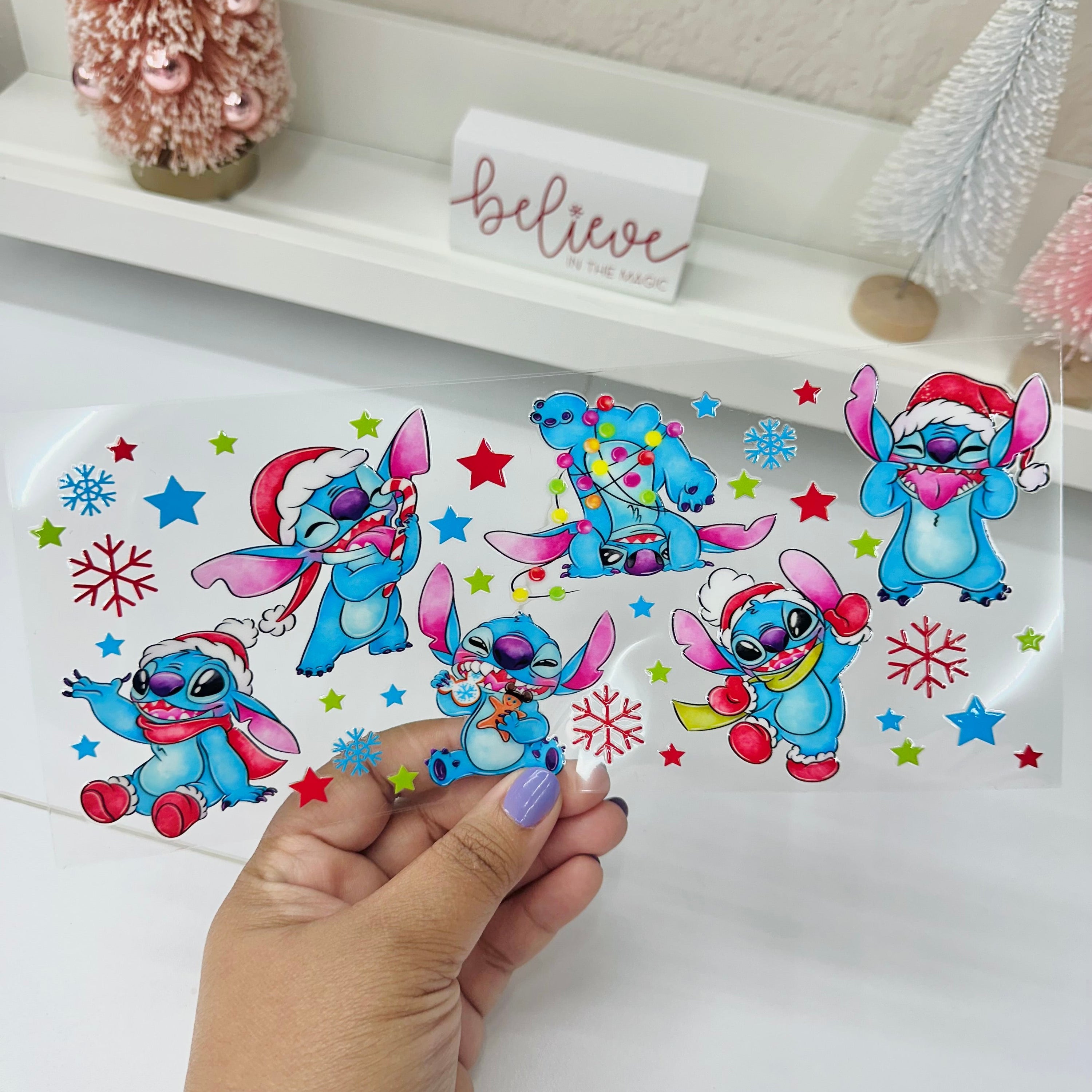 Cute Alien Christmas | UV DTF