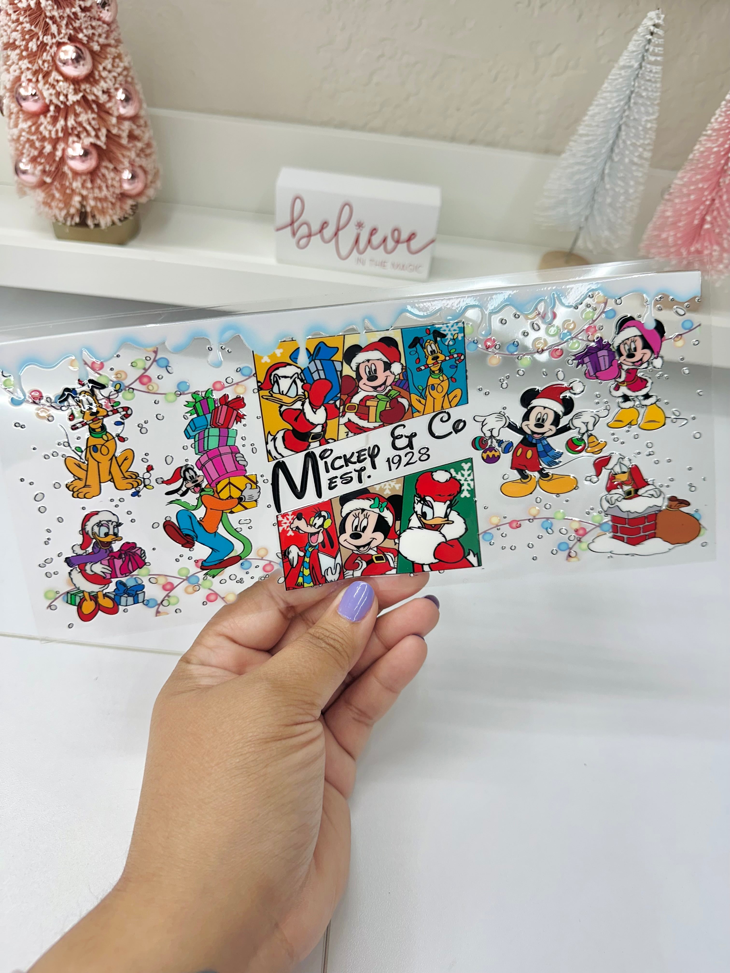 Merry Christmas Mouse | UV DTF Wrap