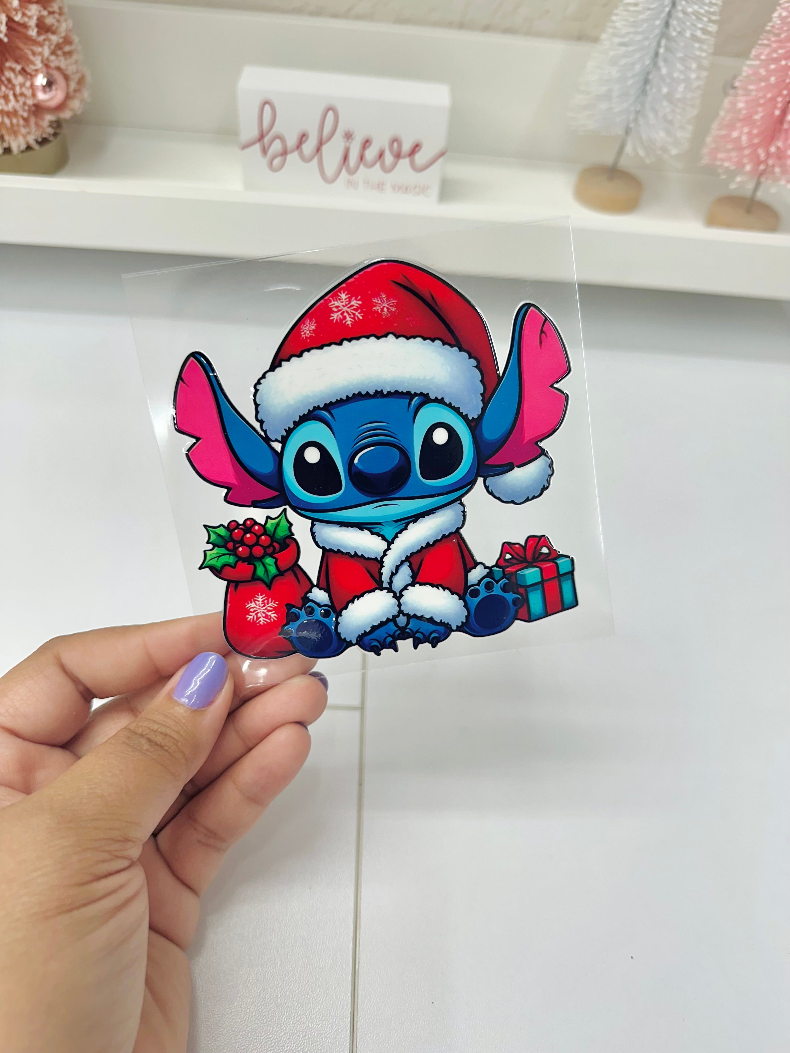 Christmas Alien | UV DTF Decal