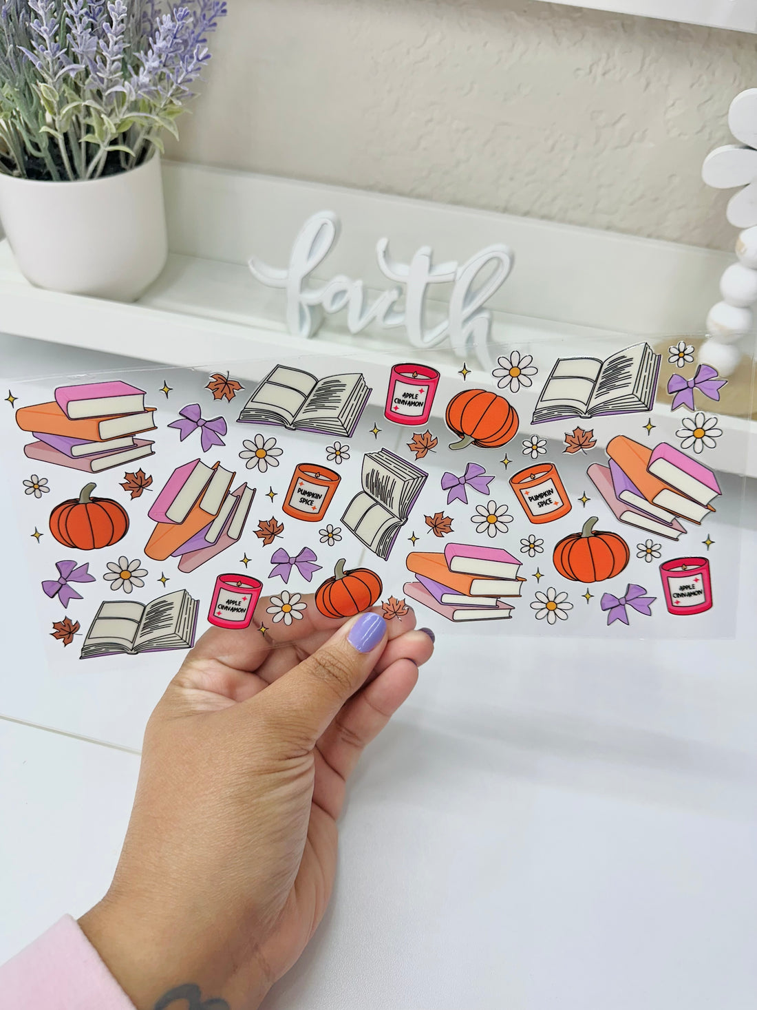 Fall Bookish | UV DTF Wrap