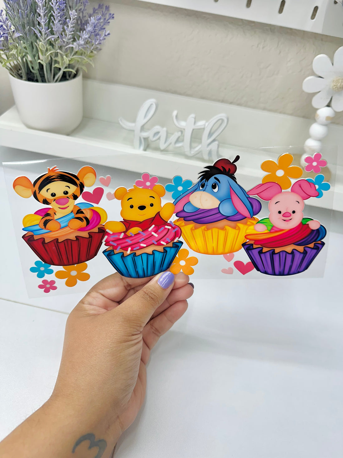 Bear Cupcakes | UV DTF Wrap